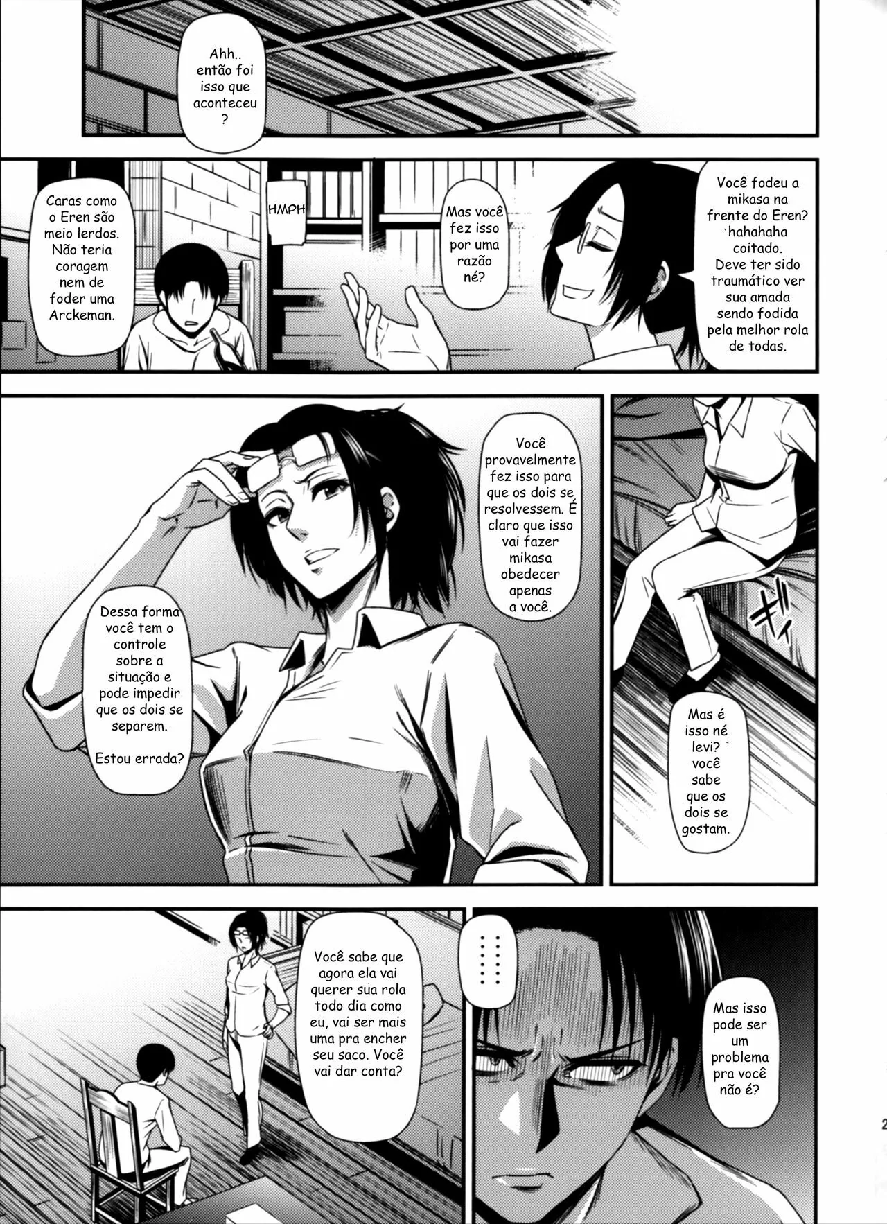 Shingeki no Kyojin Porno: Eren e Mikasa em uma Explosão de Tesão – HQ Brasileiro