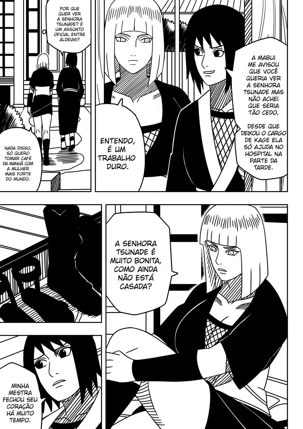 Competição da Vila: Tsunade e Naruto Porno no Meio da Putaria – Hentai HQ Brasileiro