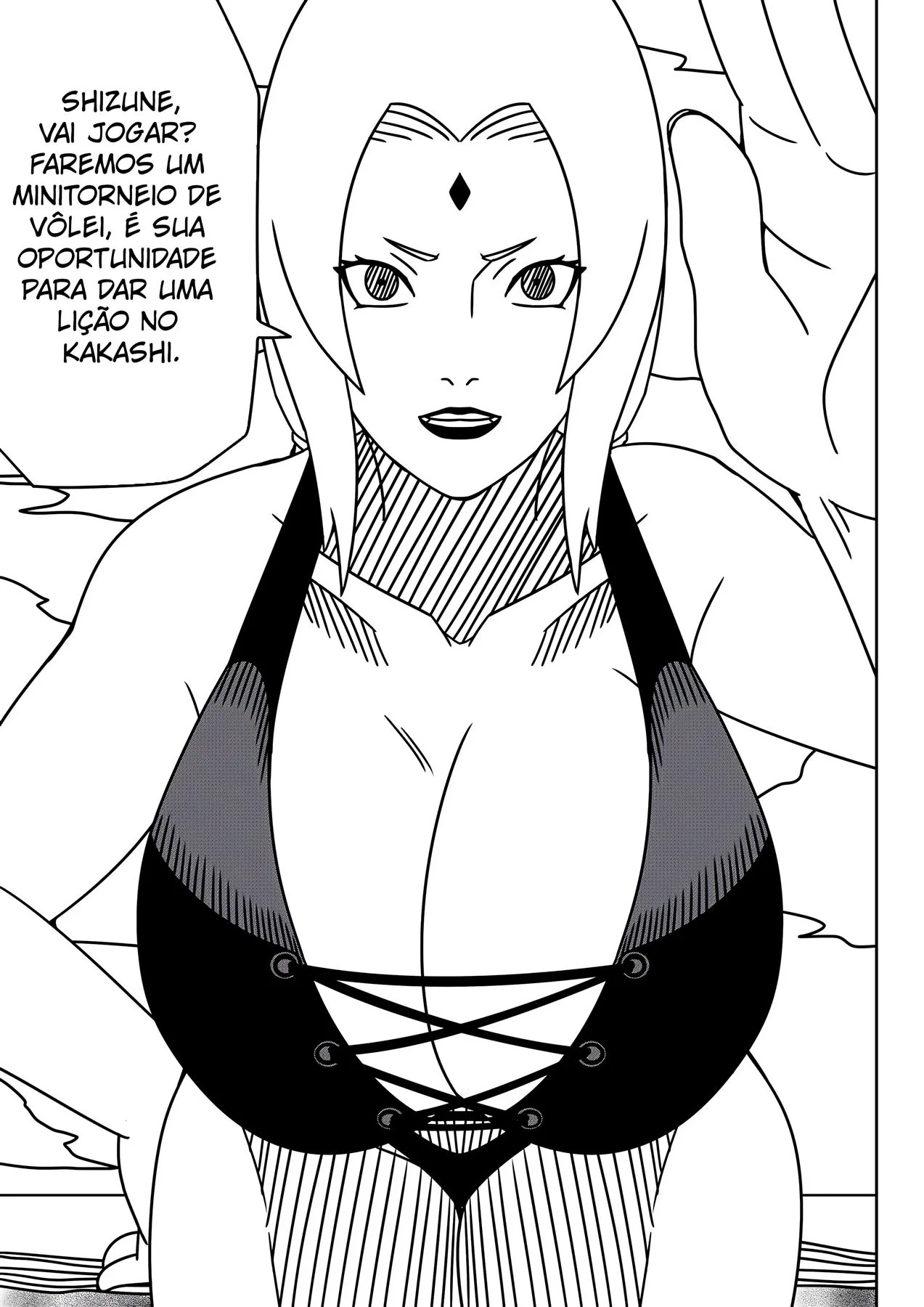 Competição da Vila: Tsunade e Naruto Porno no Meio da Putaria – Hentai HQ Brasileiro