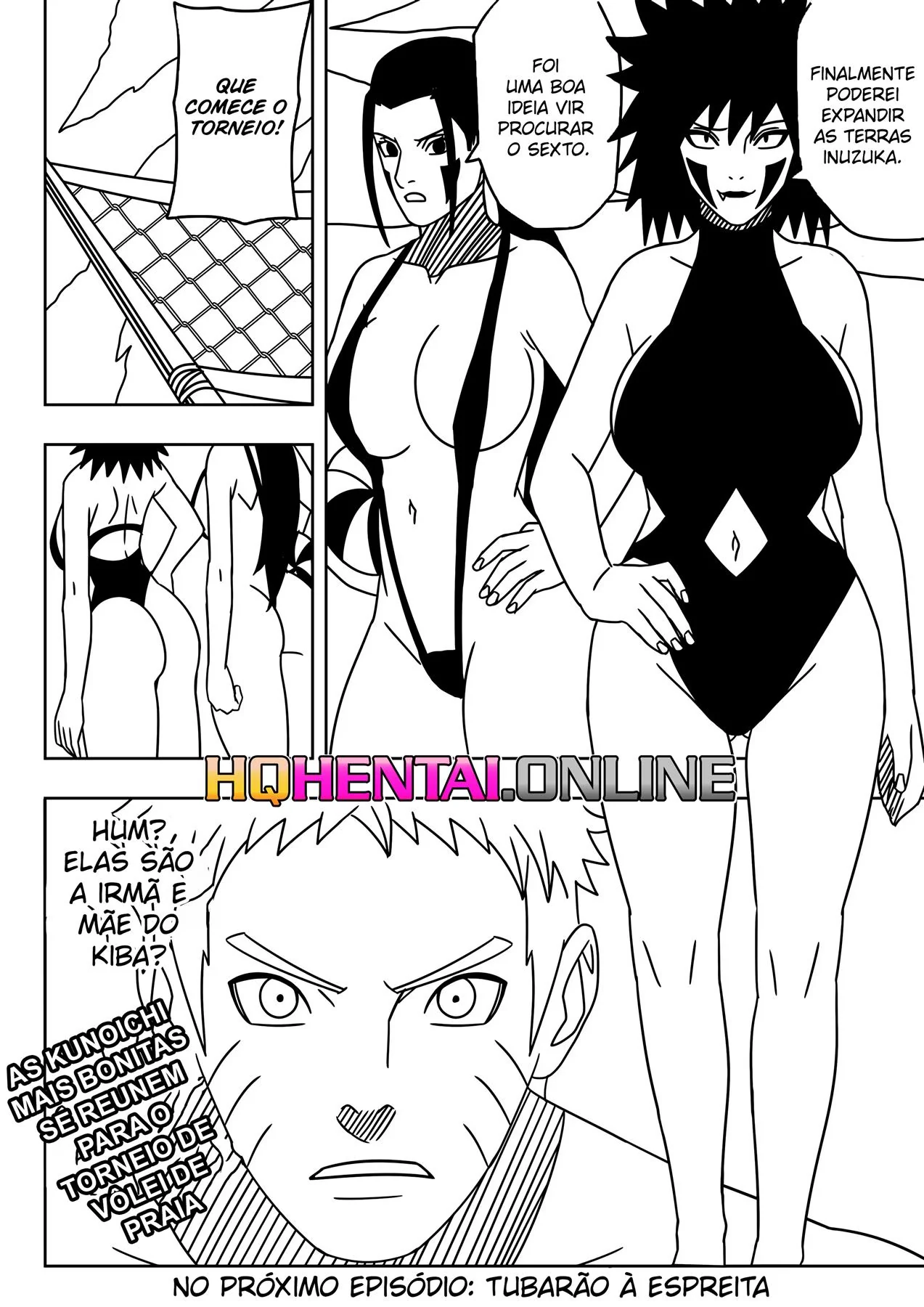 Competição da Vila: Tsunade e Naruto Porno no Meio da Putaria – Hentai HQ Brasileiro