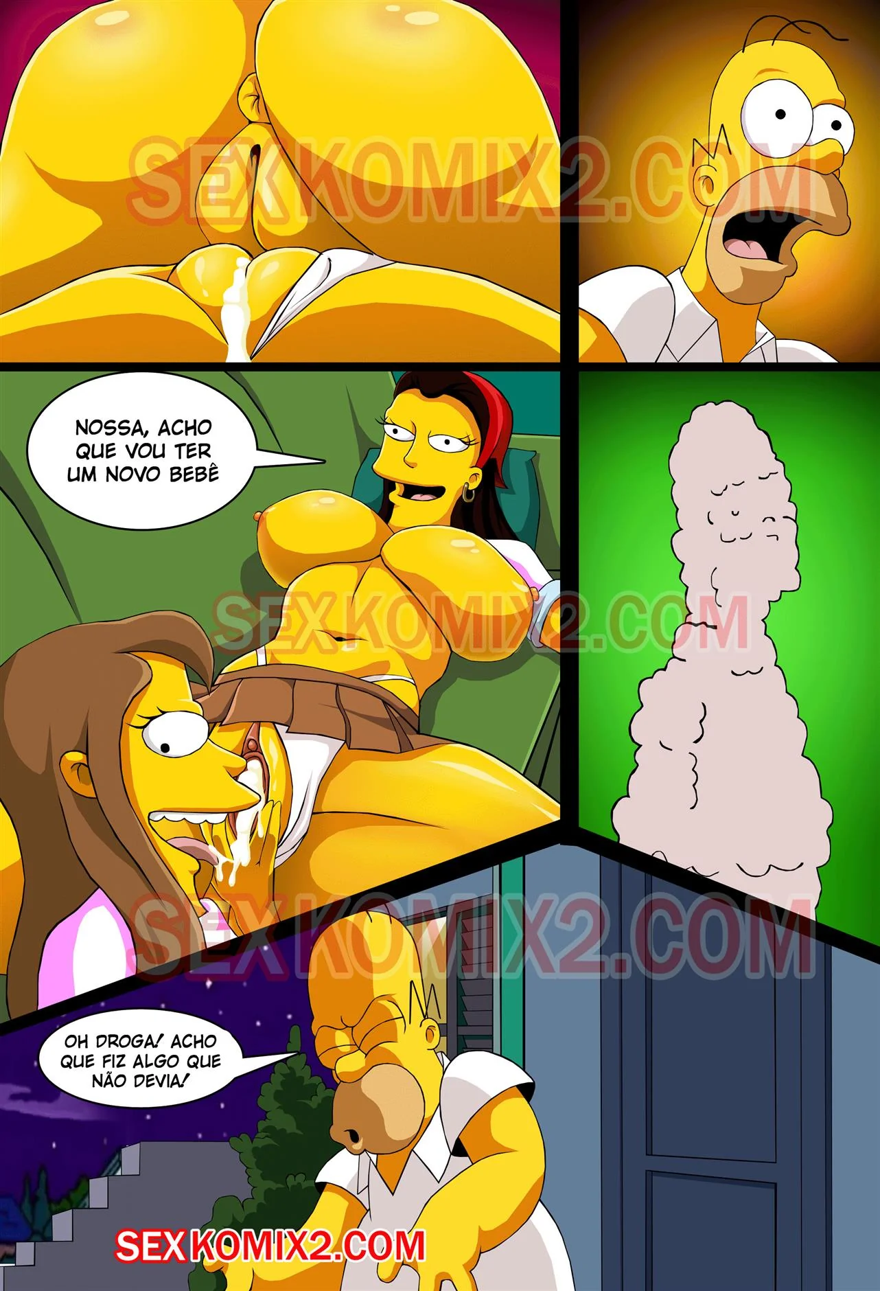 Anastasia em Springfield: A Piranha dos Simpsons em Ação – Em HQ Brasileiro