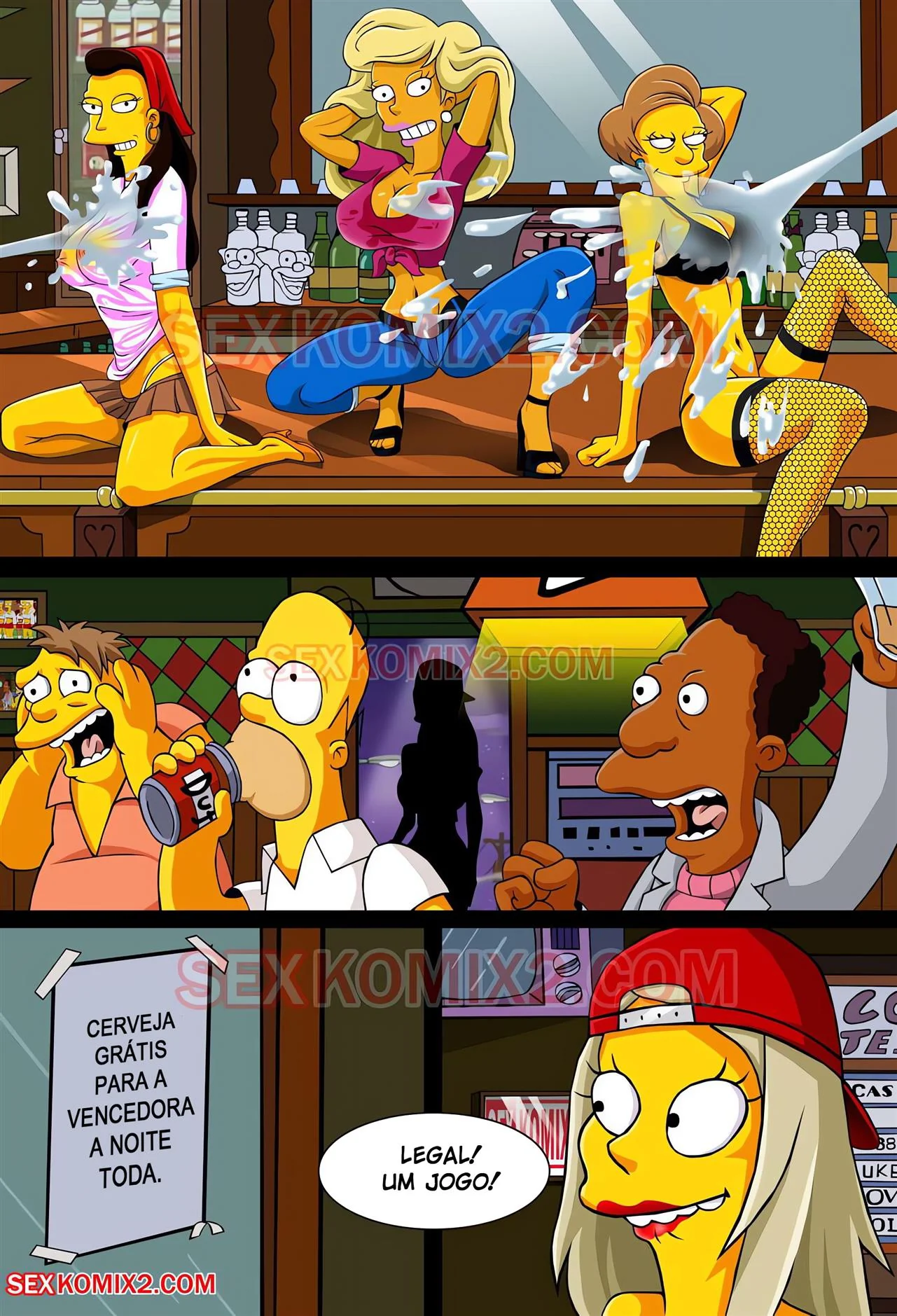 Anastasia em Springfield: A Piranha dos Simpsons em Ação – Em HQ Brasileiro