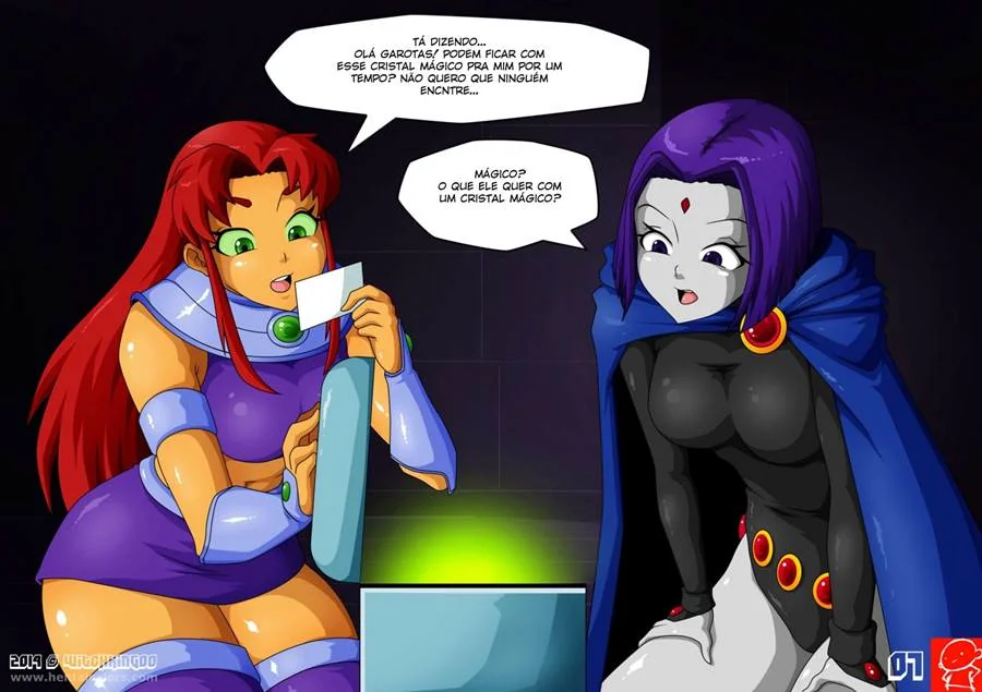 Teen Titans: Safadeza com o Cristal Mágico