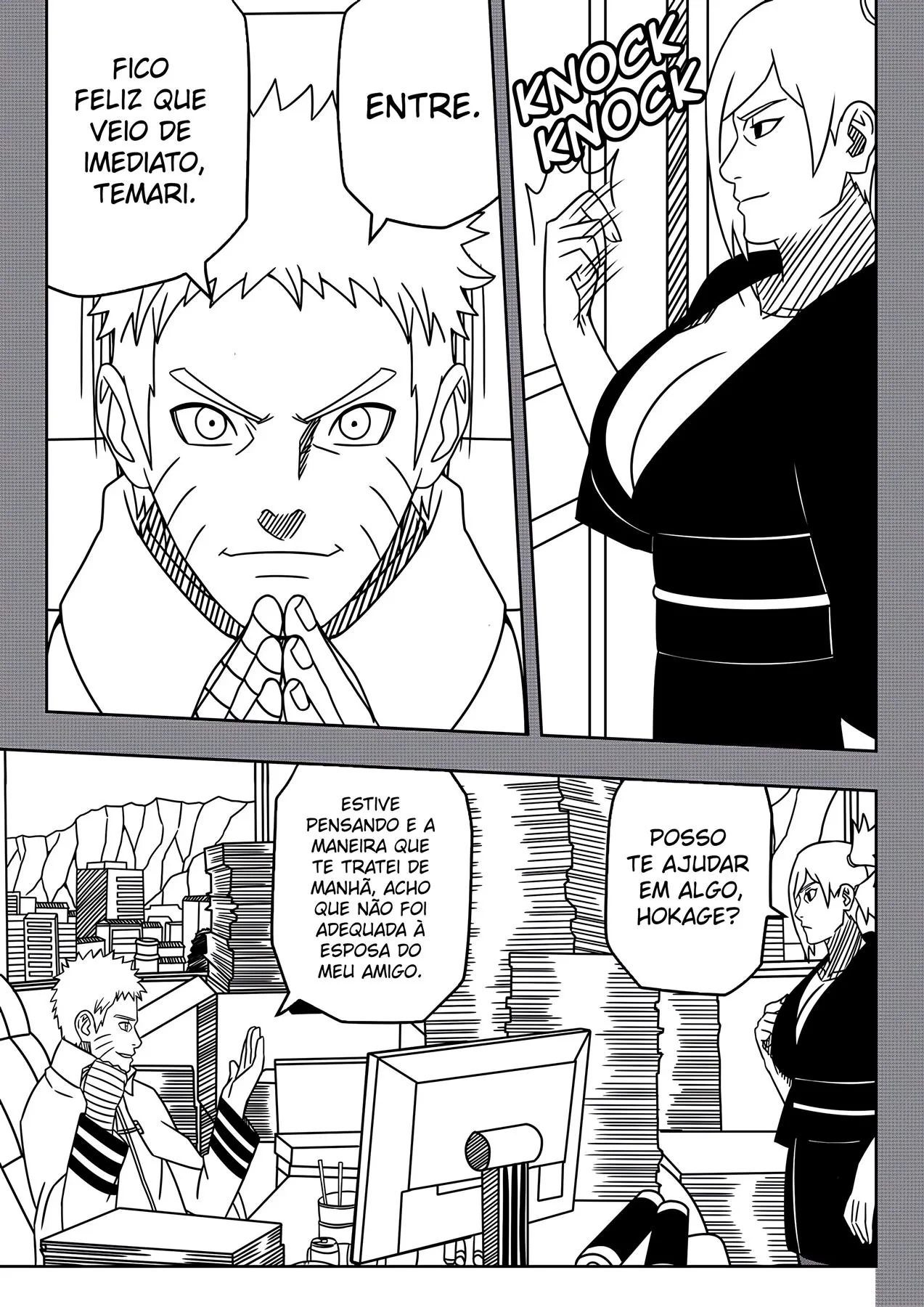 Naruto Fodendo a Buceta da Temari Enquanto o Shikamaru Não Está Em Casa em Quadrinhos Pornos