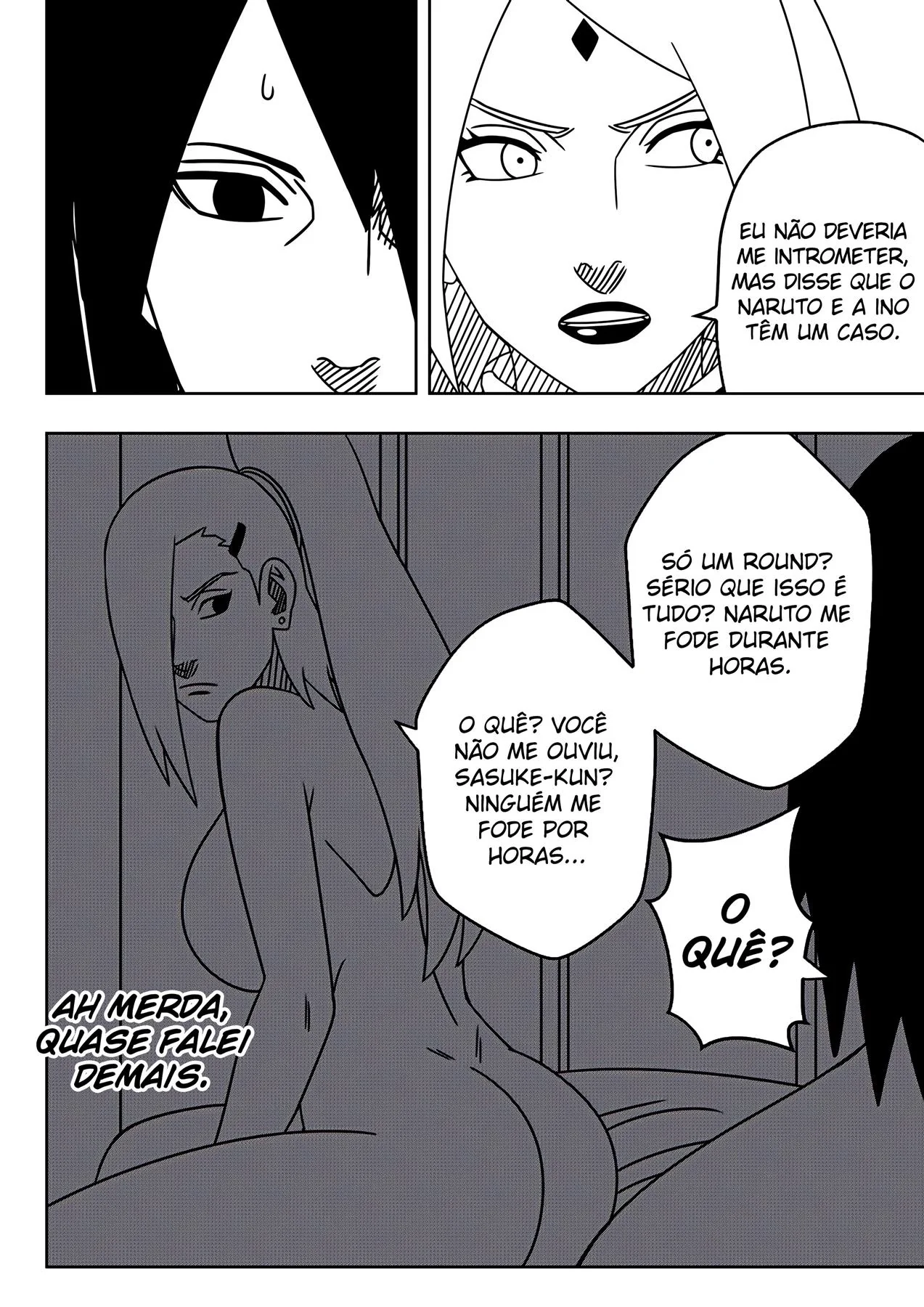 Naruto Hentai: Traição e Sacanagem entre Ninjas Safados” em HQ Brasileiro