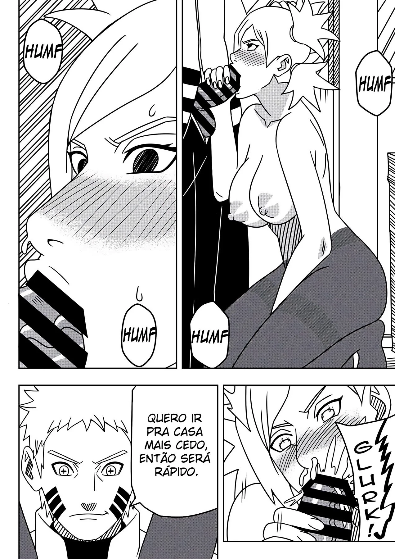 Naruto Hentai: Traição e Sacanagem entre Ninjas Safados” em HQ Brasileiro