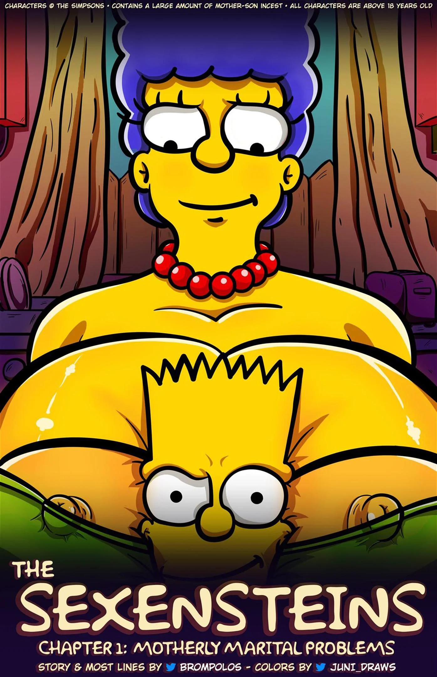 Marge, a Piranha dos Simpsons, Mata o Tesão com a Pica de Outro – Hentai HQ