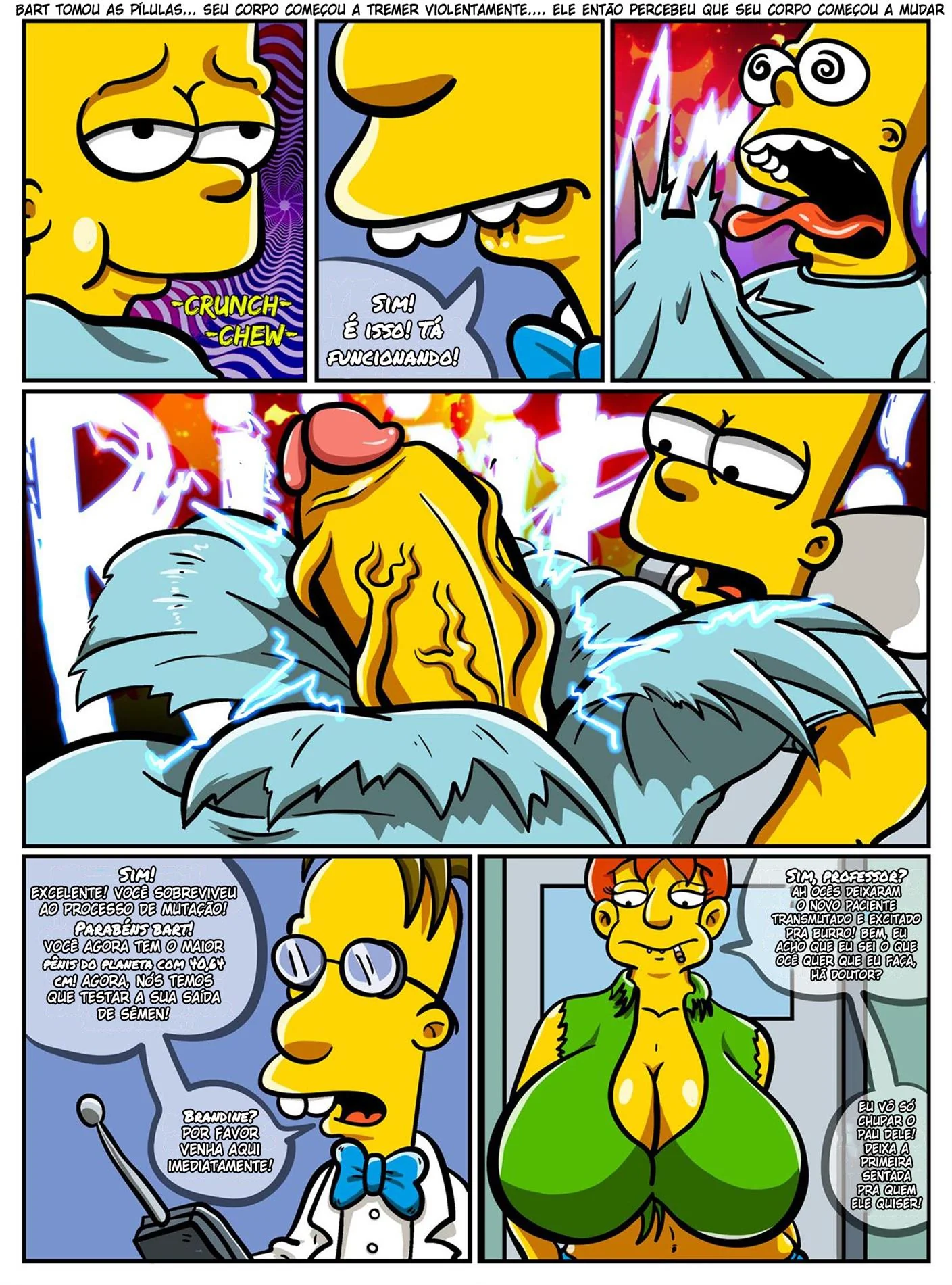 Marge, a Piranha dos Simpsons, Mata o Tesão com a Pica de Outro – Hentai HQ