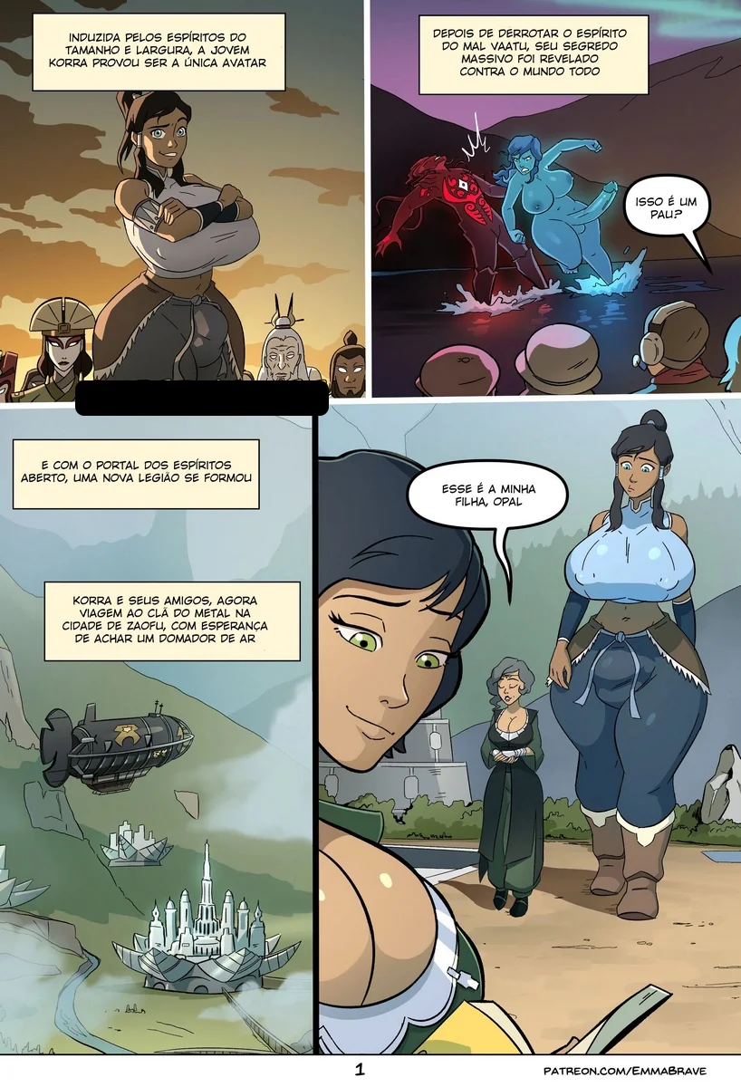 Korra e a Trupe na Missão do Clã do Metal – Hentai HQ Brasileiro