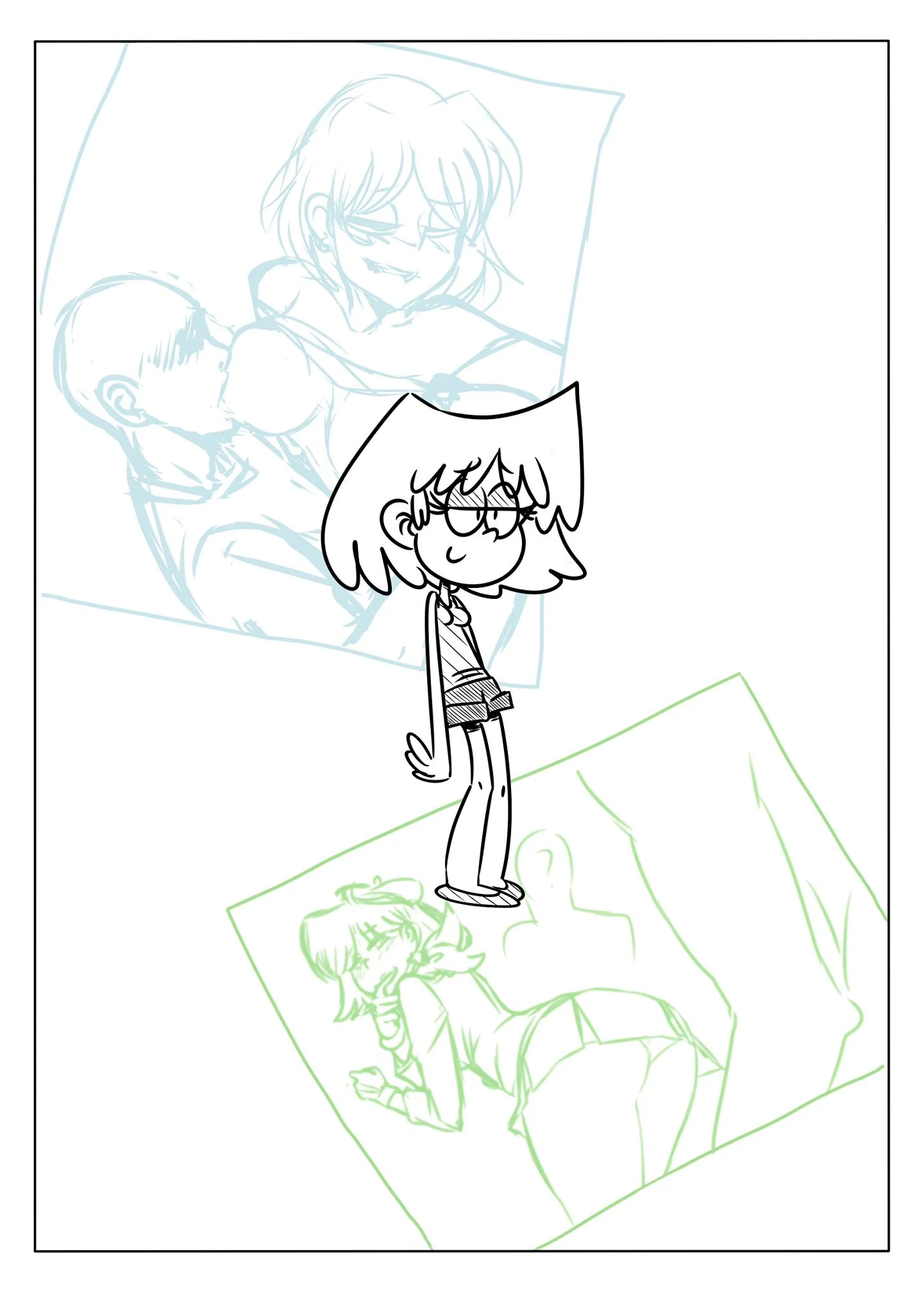 A Putaria na Casa dos Gritos – Lori Loud Dando a Buceta para Desconhecidos em HQ Brasileiro de Hentai