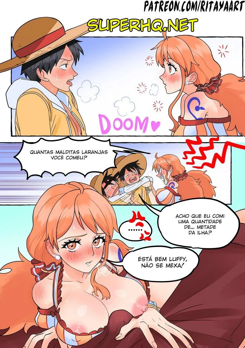 Nami Piranha Precisa Salvar Luffy com Sua Buceta Molhada – Hentai HQ Brasileiro