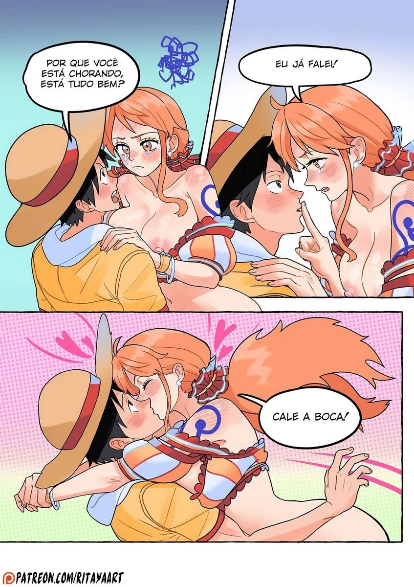 Nami Piranha Precisa Salvar Luffy com Sua Buceta Molhada – Hentai HQ Brasileiro