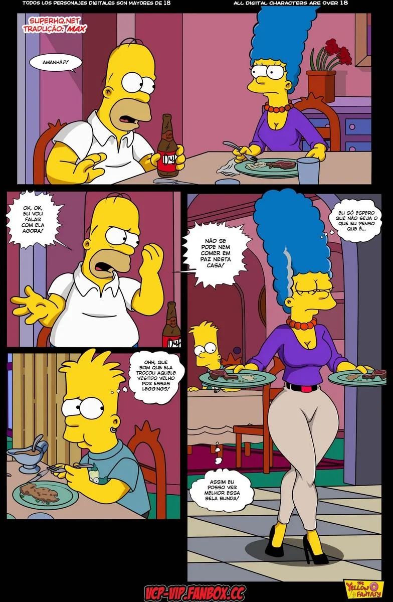 Marge Descobre Segredo de Lisa – A Piranha dos Simpsons em HQ Brasileiro