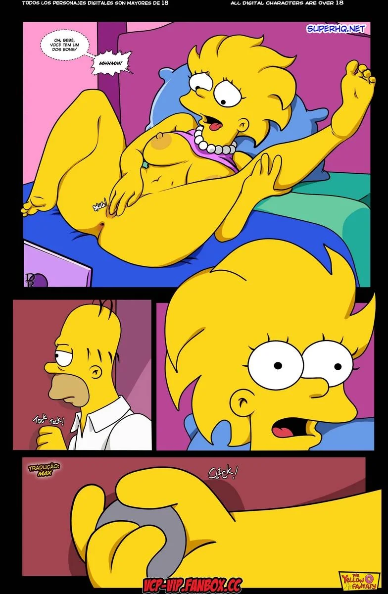 Marge Descobre Segredo de Lisa – A Piranha dos Simpsons em HQ Brasileiro