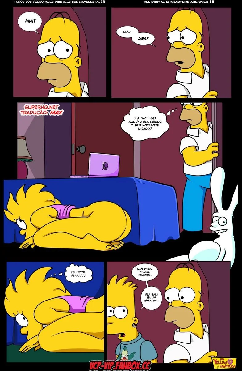 Marge Descobre Segredo de Lisa – A Piranha dos Simpsons em HQ Brasileiro