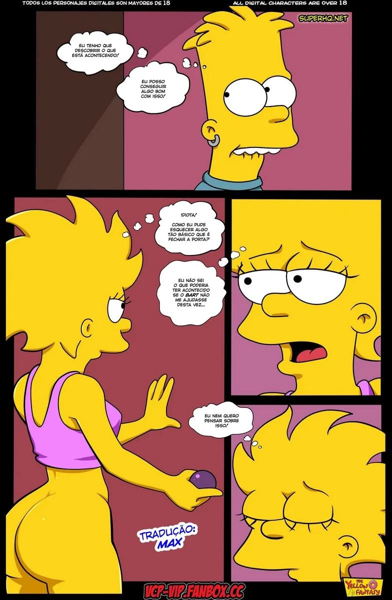 Marge Descobre Segredo de Lisa – A Piranha dos Simpsons em HQ Brasileiro