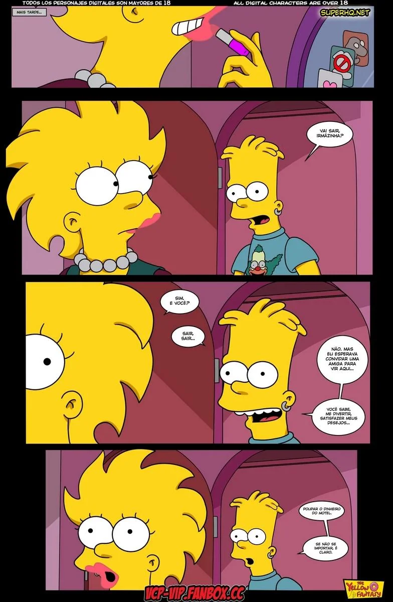Marge Descobre Segredo de Lisa – A Piranha dos Simpsons em HQ Brasileiro
