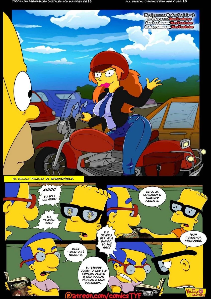 Homer Simpson Comendo a Piranha da Usina – Hentai HQ