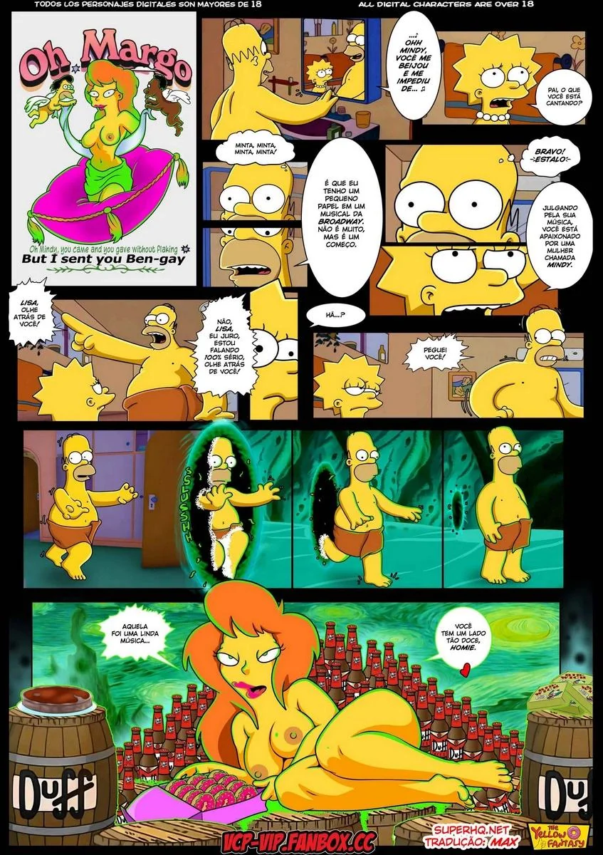 Homer Simpson Comendo a Piranha da Usina – Hentai HQ