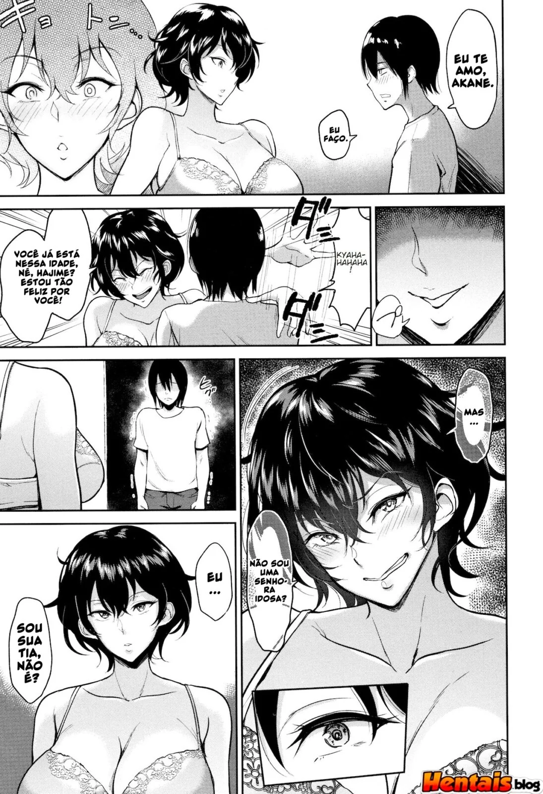 Piranha Tia Akane Dando a Buceta Para o Sobrinho Novinho – Hentai HQ Brasileiro