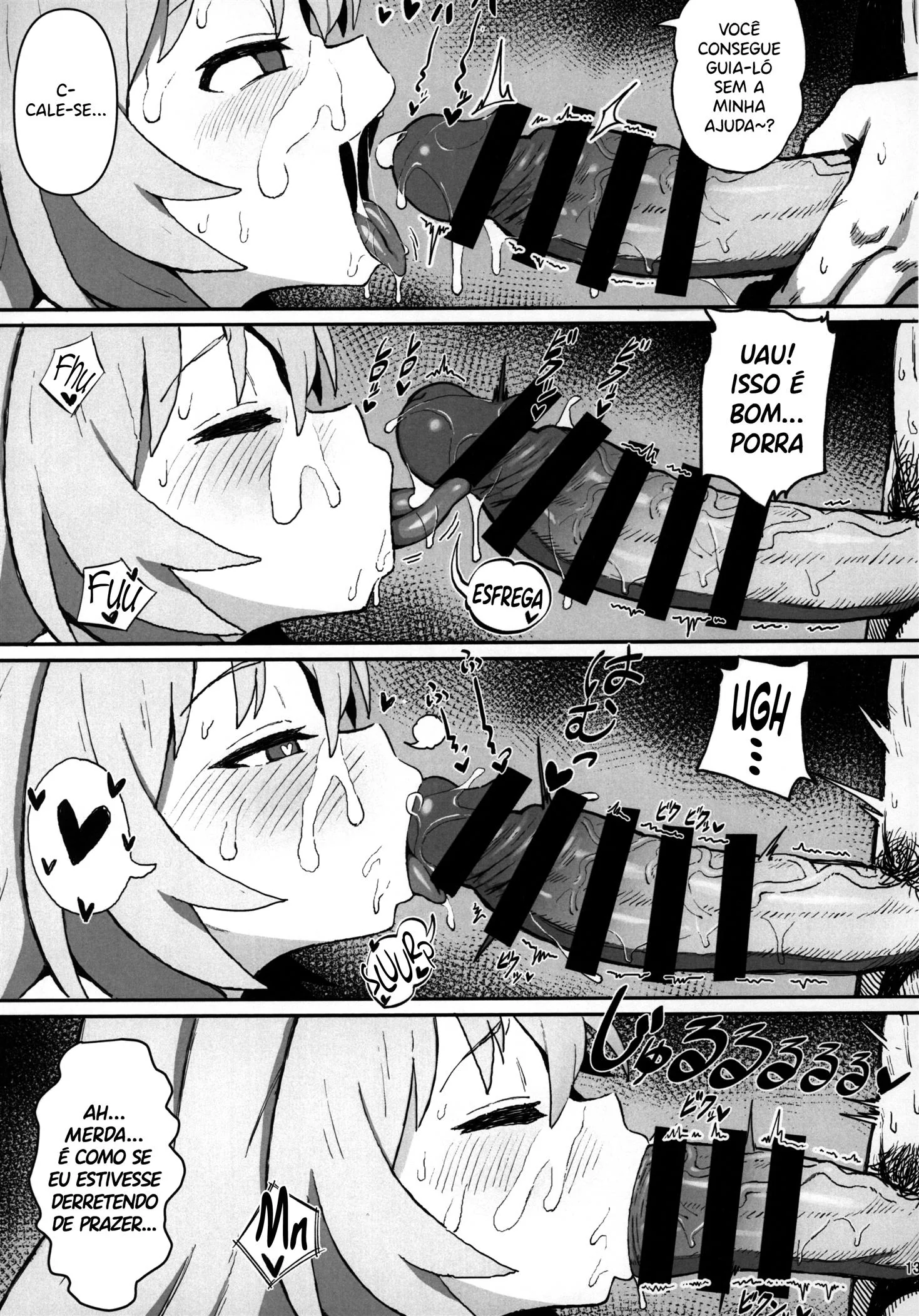 Ryuuji e Taiga: A safadeza sem limites em Toradora Hentai HQ Brasileiro