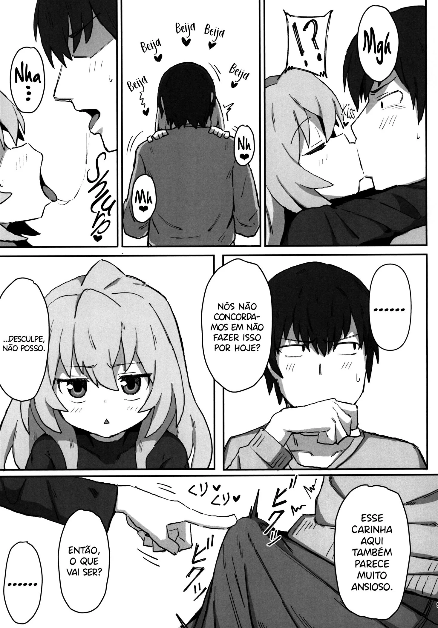 Ryuuji e Taiga: A safadeza sem limites em Toradora Hentai HQ Brasileiro