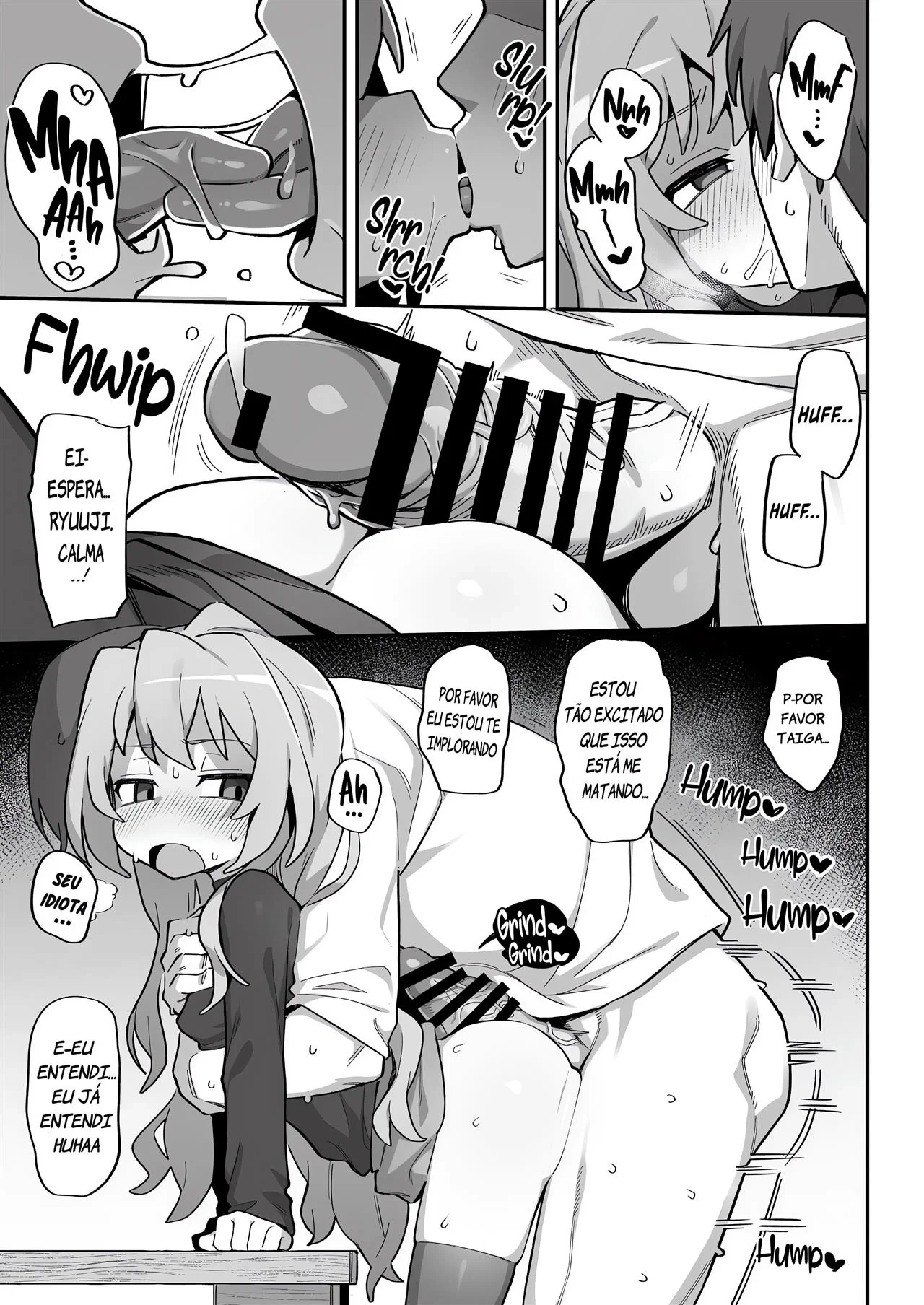 Transando sem controle – Ryuuji e Taiga em hentai HQ Brasileiro