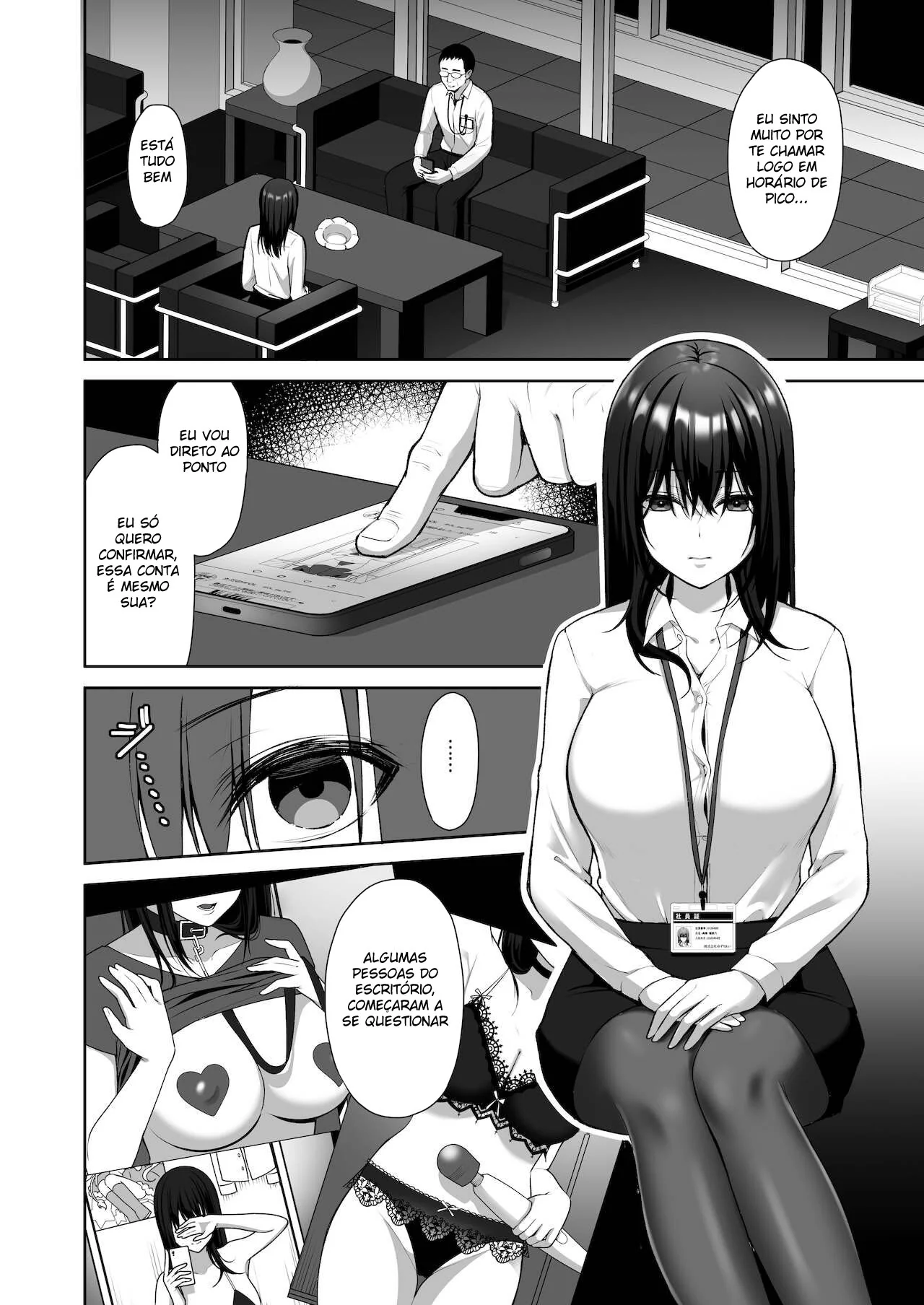 Secretária Safada Dá a Buceta em Agradecimento – Hentai HQ Brasileiro