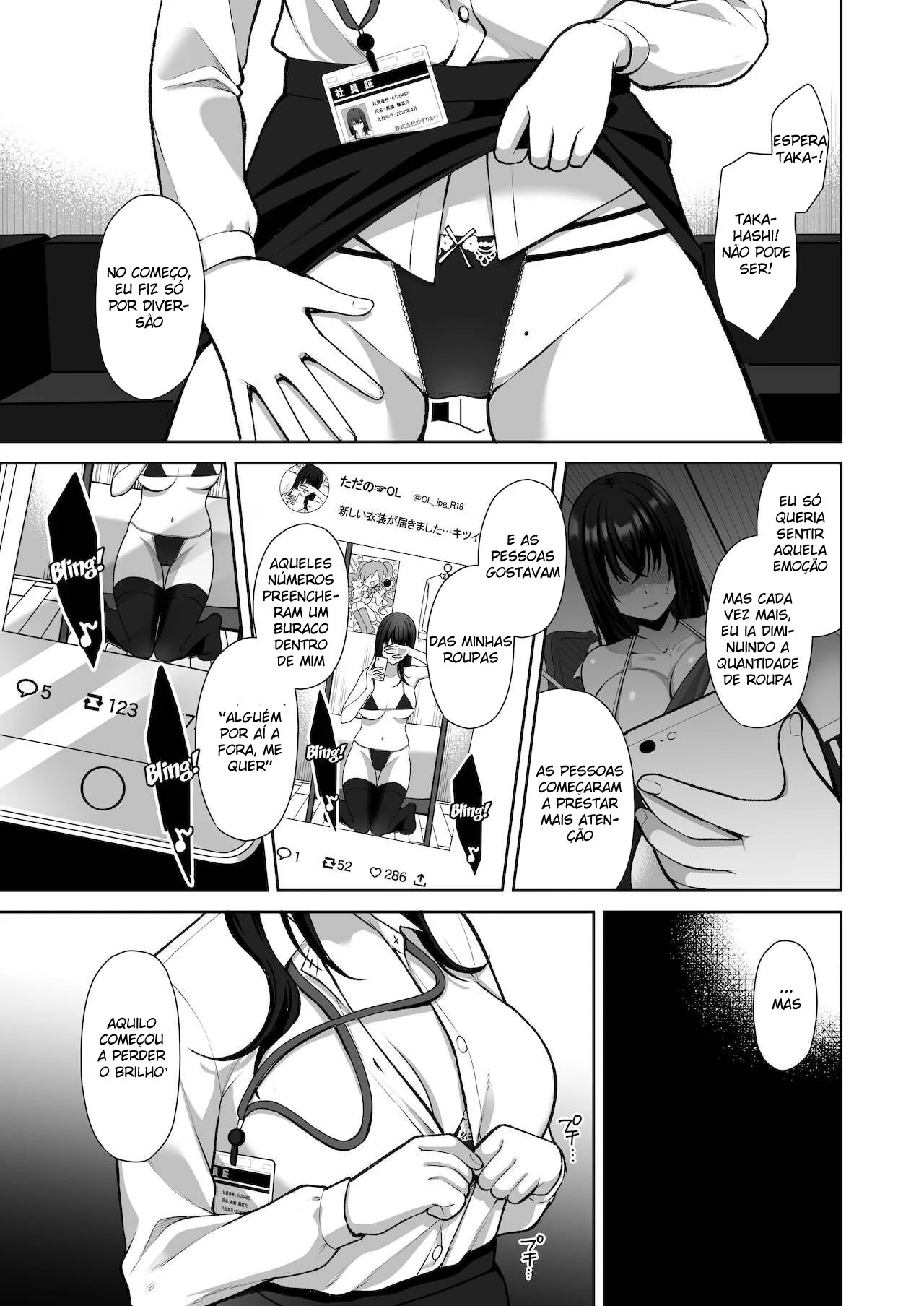 Secretária Safada Dá a Buceta em Agradecimento – Hentai HQ Brasileiro