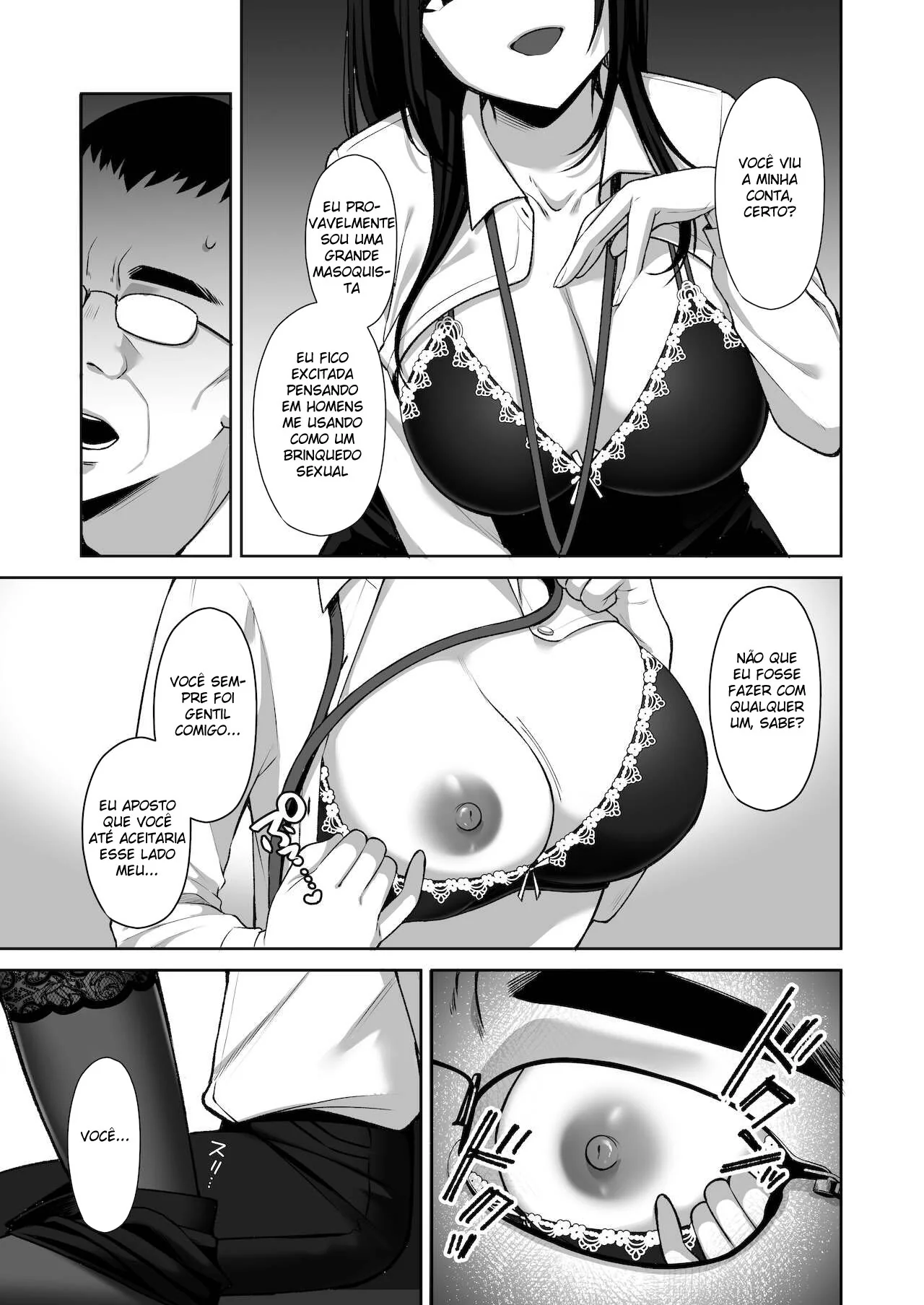 Secretária Safada Dá a Buceta em Agradecimento – Hentai HQ Brasileiro