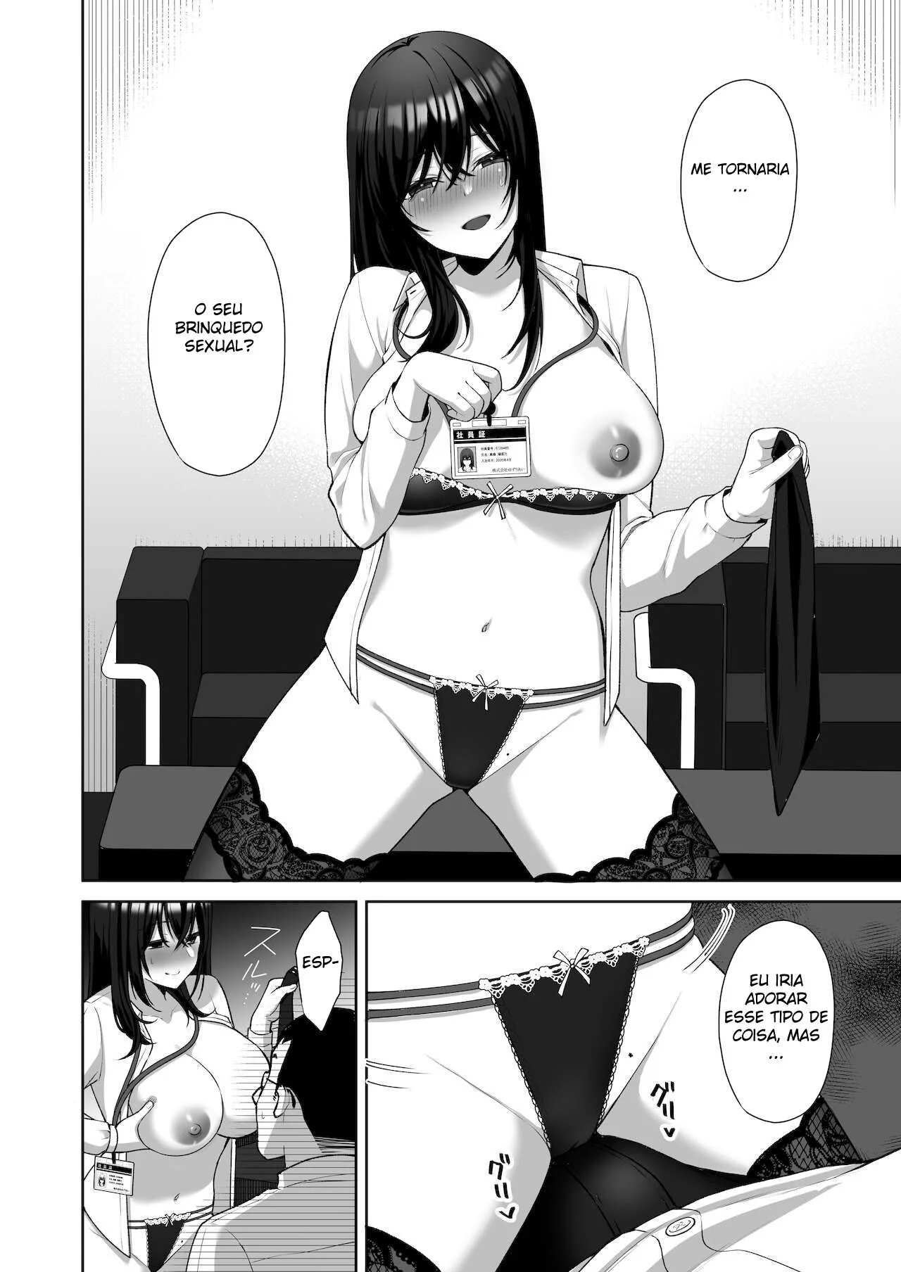 Secretária Safada Dá a Buceta em Agradecimento – Hentai HQ Brasileiro