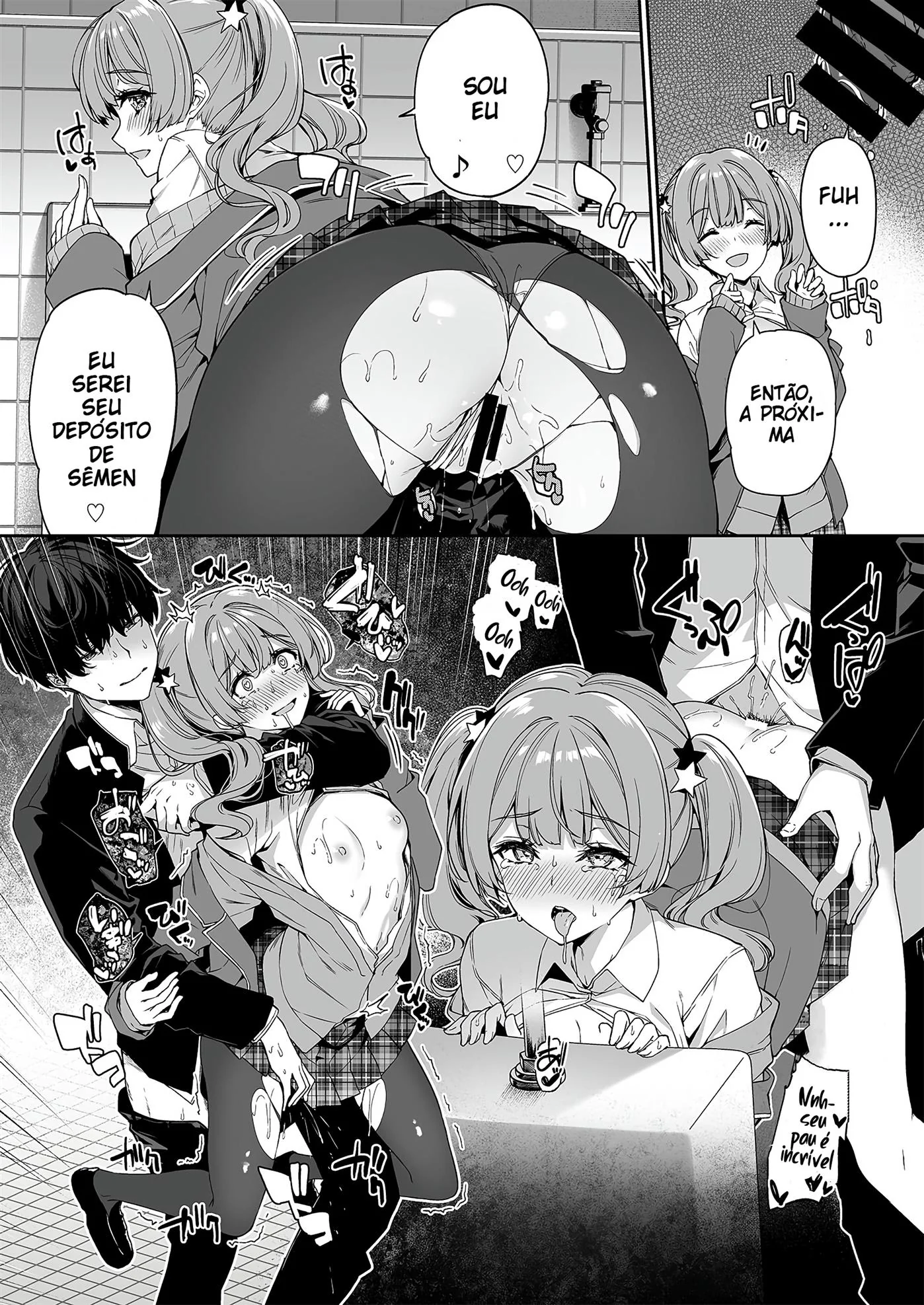 Akiho e sua amiga peituda se destacam em orgias insanas na escola! Em Hentai HQ