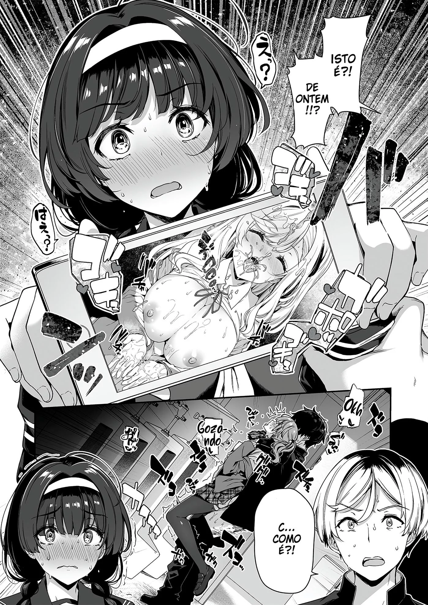 Akiho e sua amiga peituda se destacam em orgias insanas na escola! Em Hentai HQ