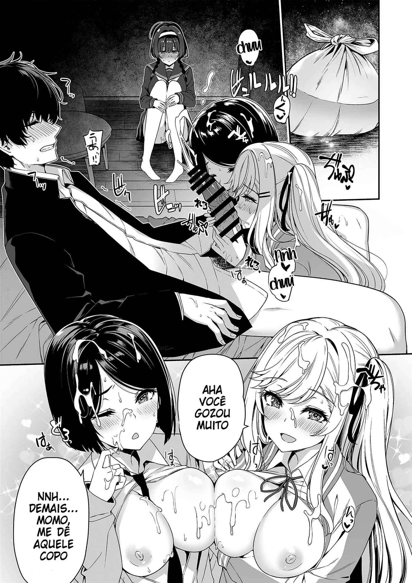 Akiho e sua amiga peituda se destacam em orgias insanas na escola! Em Hentai HQ