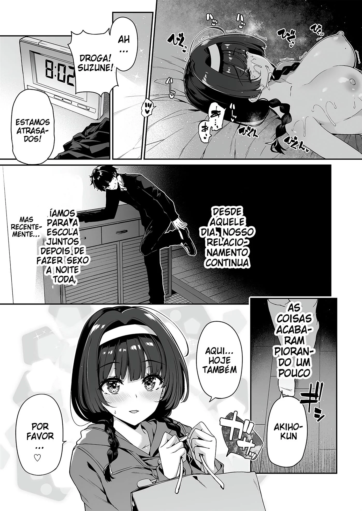 Akiho e sua amiga peituda se destacam em orgias insanas na escola! Em Hentai HQ