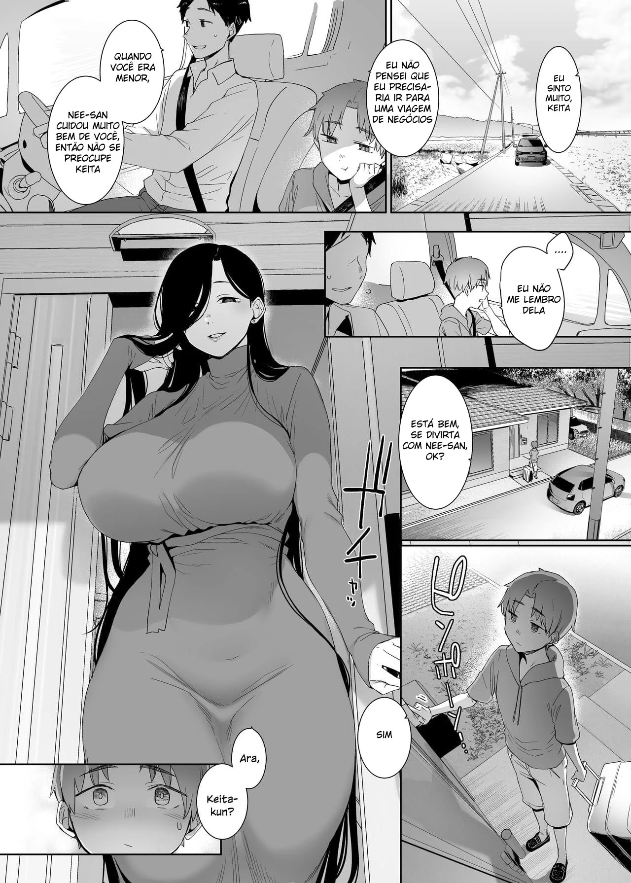 Piranhas da Buceta Quente se Deliciam com Pirocas Enormes em Hentai HQ Brasileiro