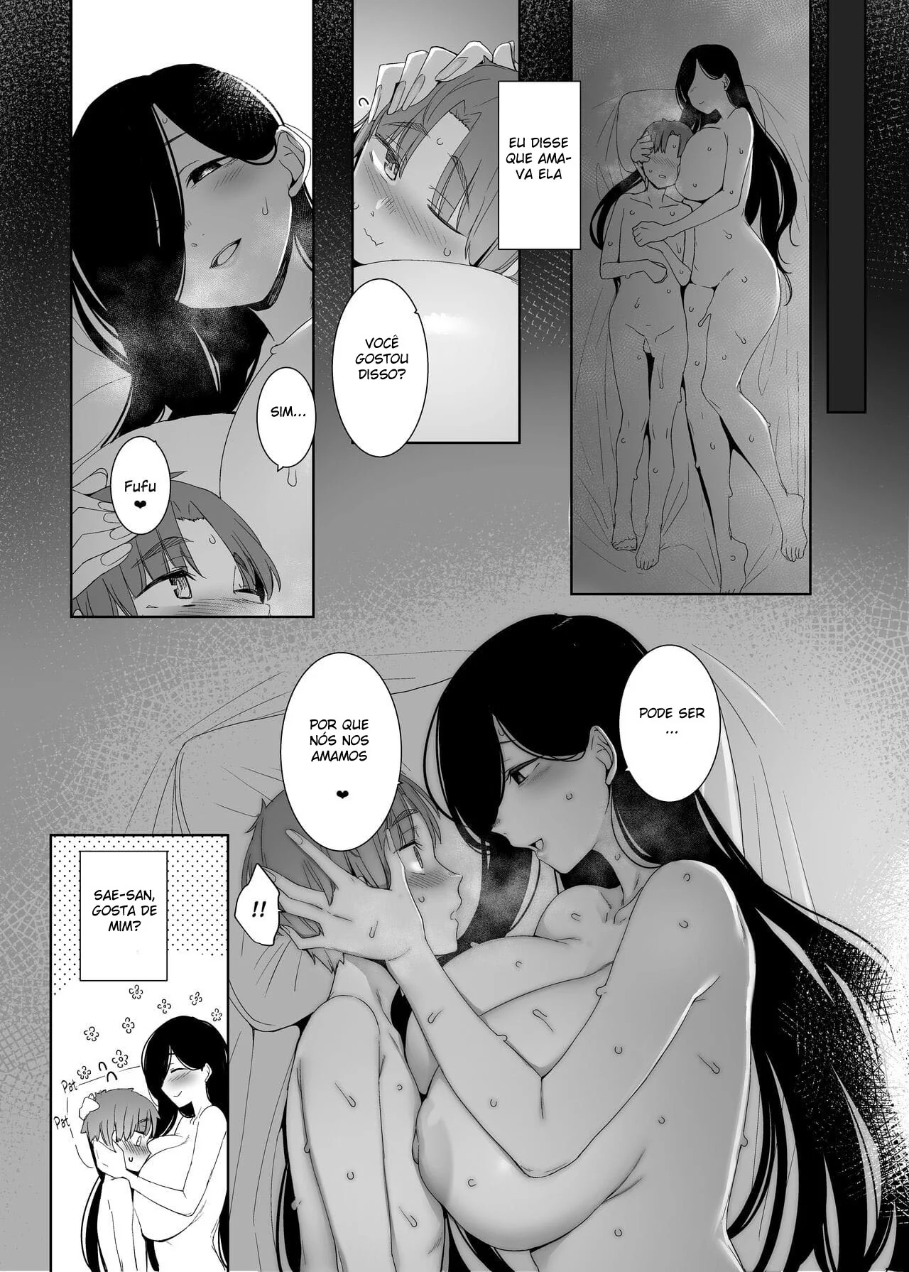 Piranhas da Buceta Quente se Deliciam com Pirocas Enormes em Hentai HQ Brasileiro
