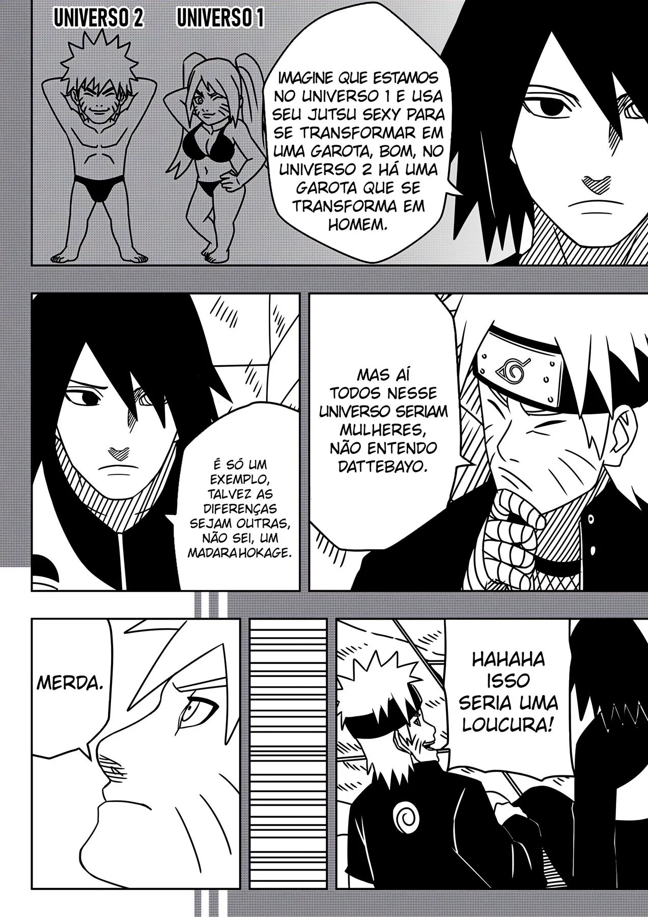 Naruto e Kushina: Uma Jornada de Prazer em outra Dimensão – HQ de Hentai Brasileiro