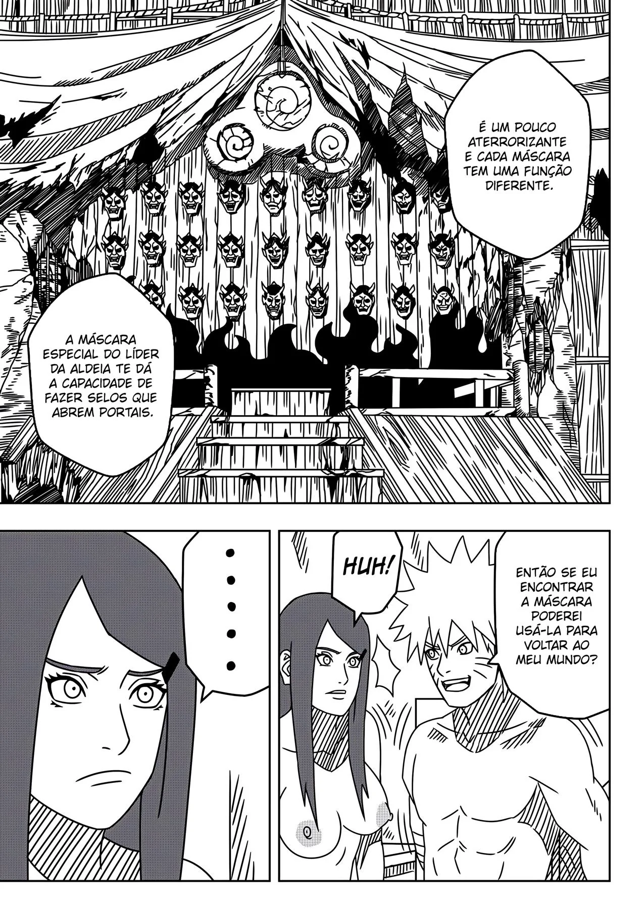 Naruto e Kushina: Uma Jornada de Prazer em outra Dimensão – HQ de Hentai Brasileiro
