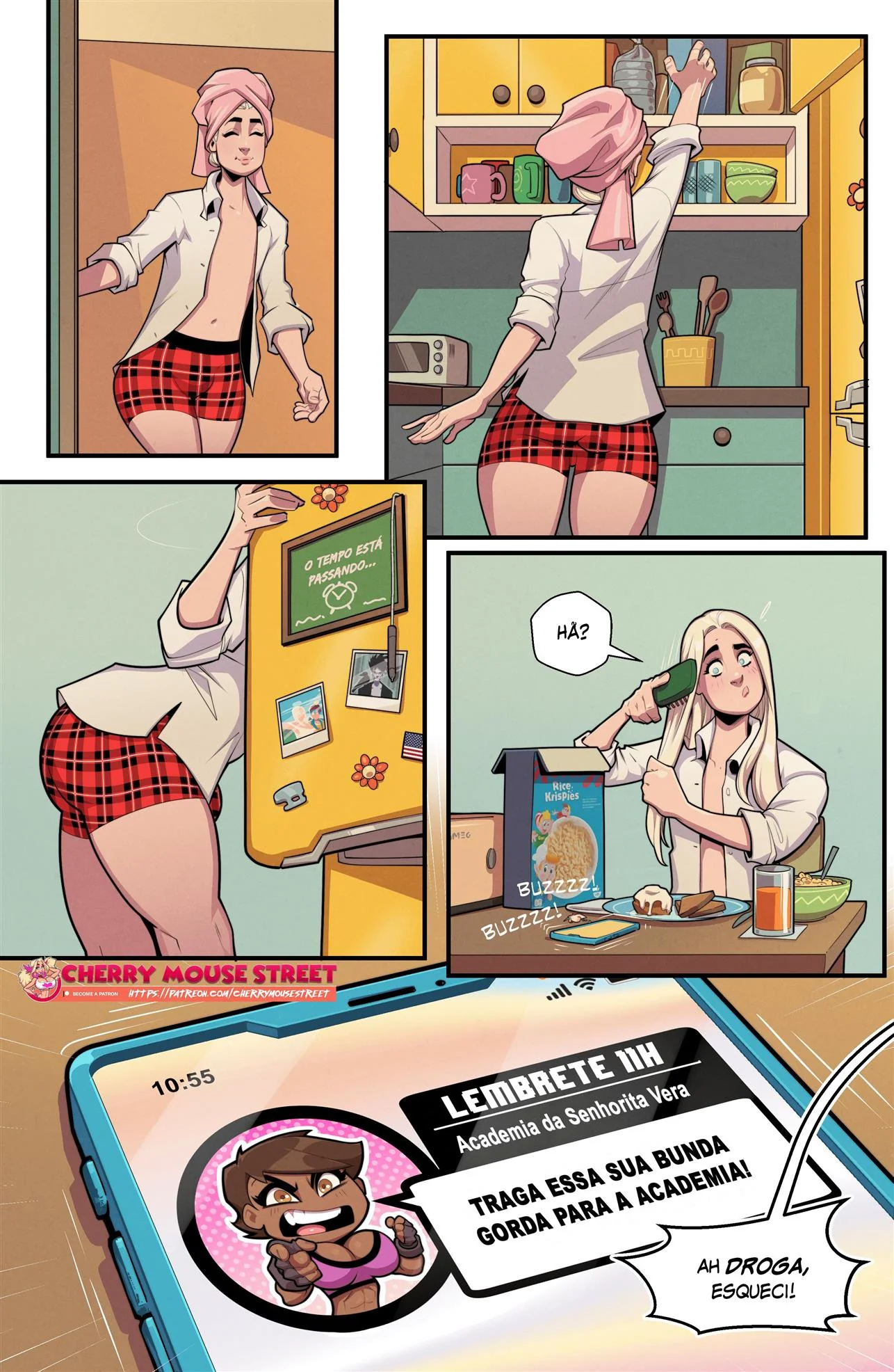 Izzy a trap safada se diverte com sua amiga Fanny em Hentai HQ Brasileiro