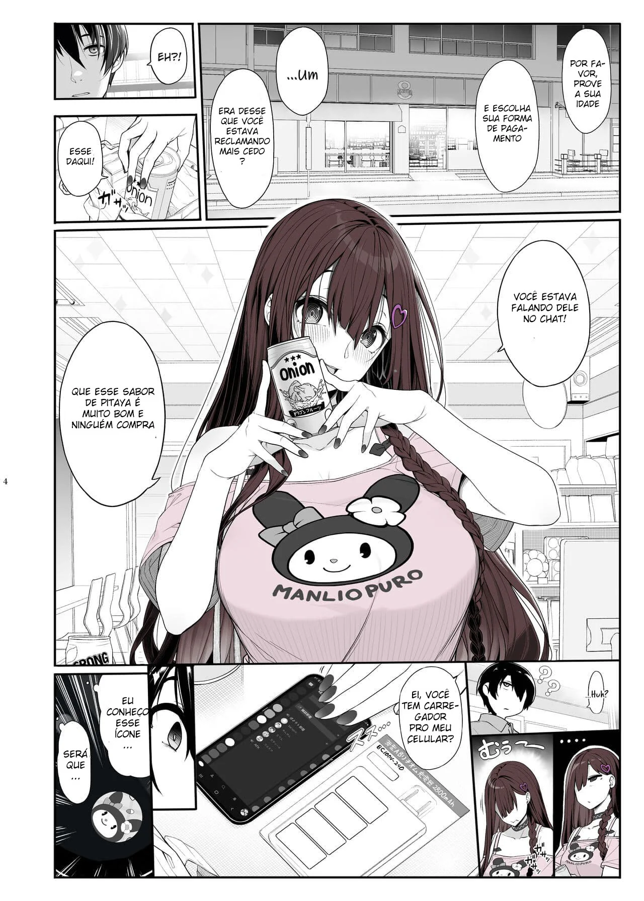 Garota Piranha se Diverte na Casa do Tarado Jogando e Fodendo em HQ Pornô
