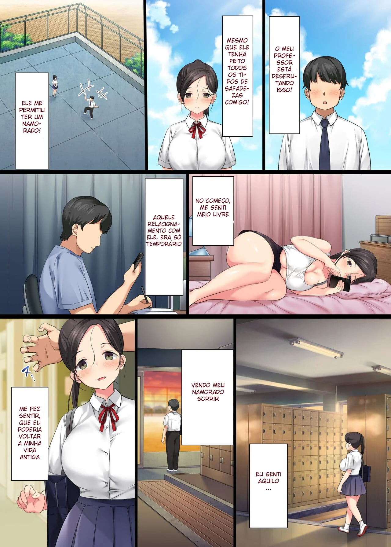 Professora Piranha e Aluno Sortudo: Tabus Quebrados em Hentai HQ