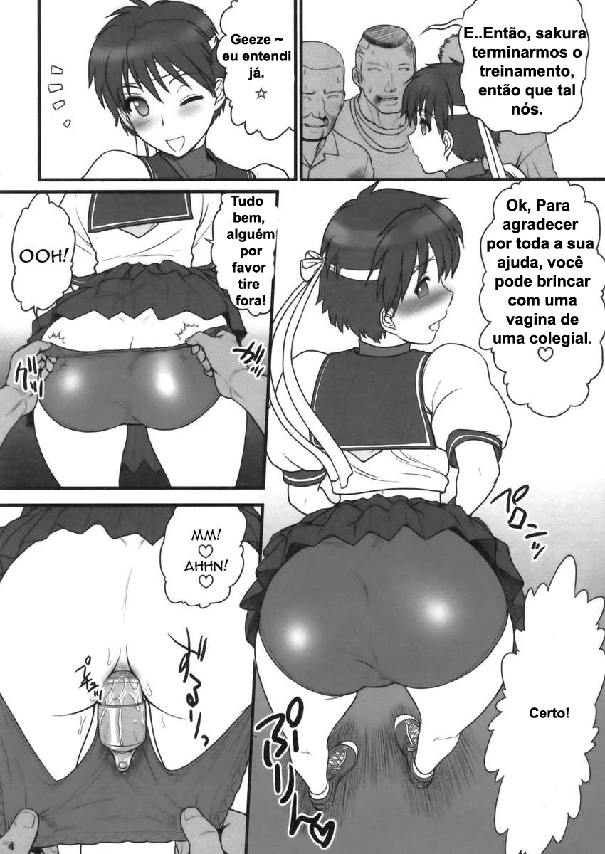 Colegial Piranha Dando Cu e Buceta para Professores em Hentai HQ Brasileiro