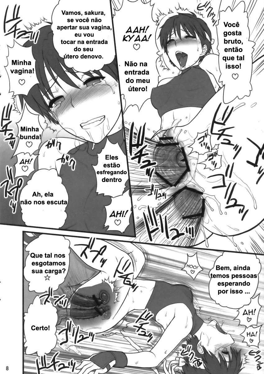 Colegial Piranha Dando Cu e Buceta para Professores em Hentai HQ Brasileiro