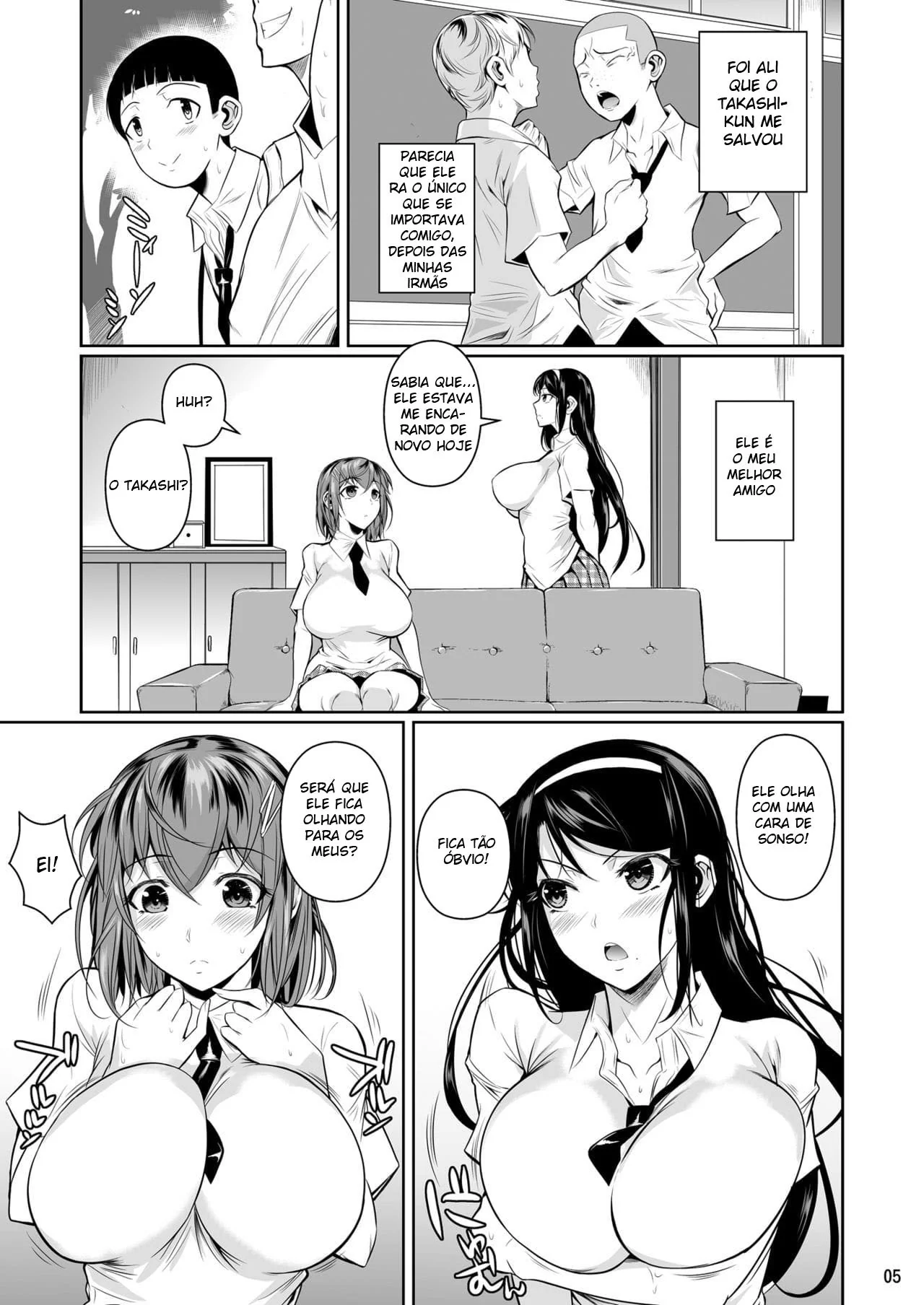 Piranha da Buceta Quente Seduz o Amigo do Irmão em HQ Brasileiro