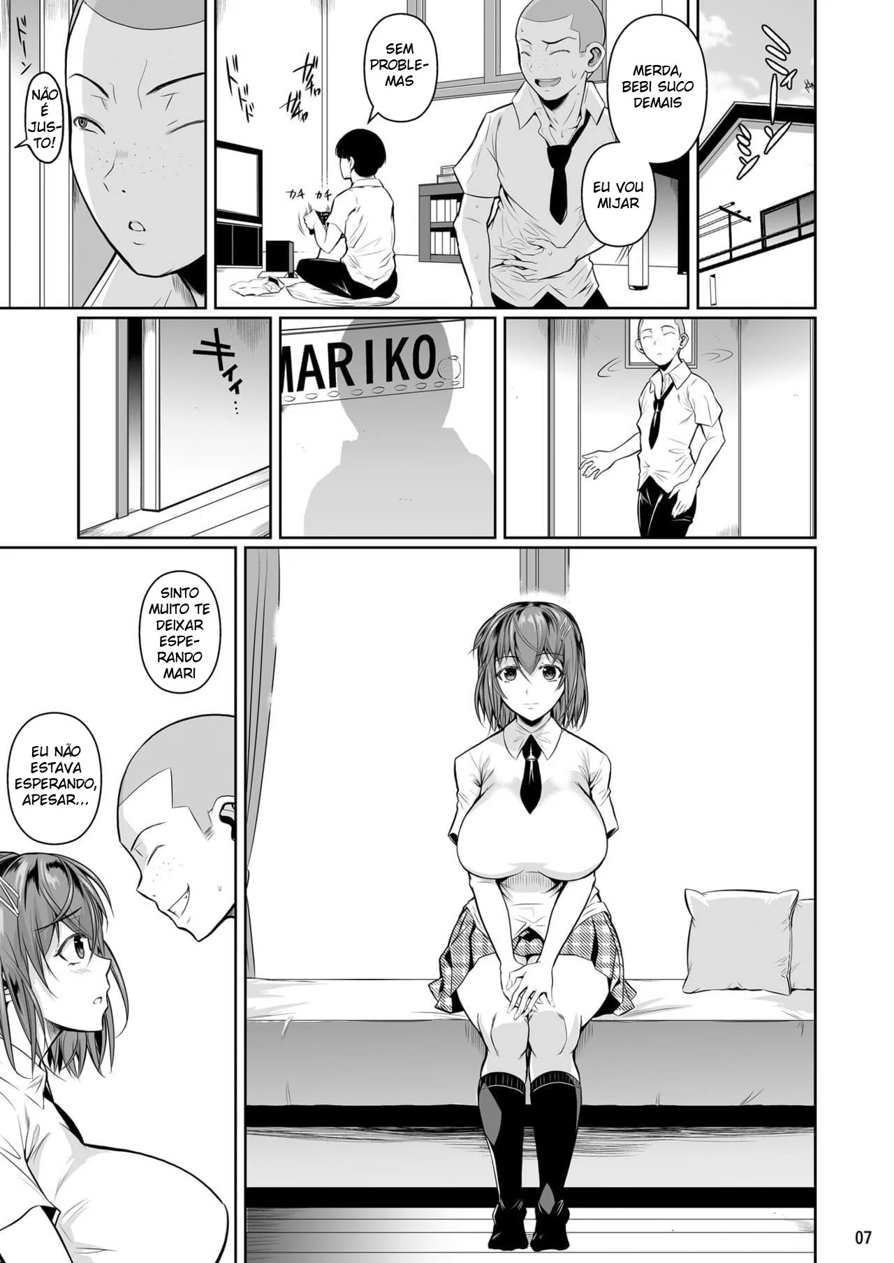 Piranha da Buceta Quente Seduz o Amigo do Irmão em HQ Brasileiro