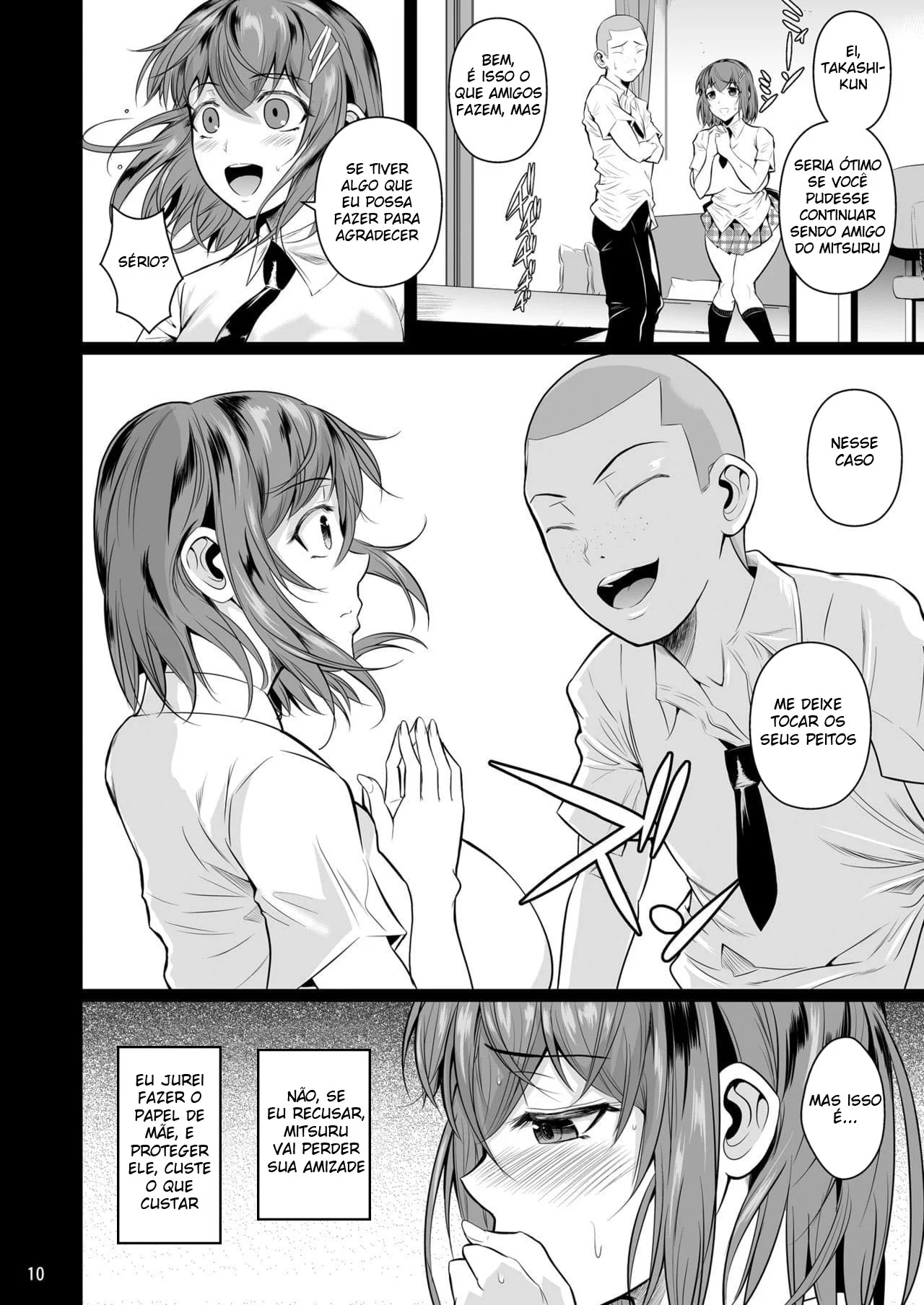 Piranha da Buceta Quente Seduz o Amigo do Irmão em HQ Brasileiro