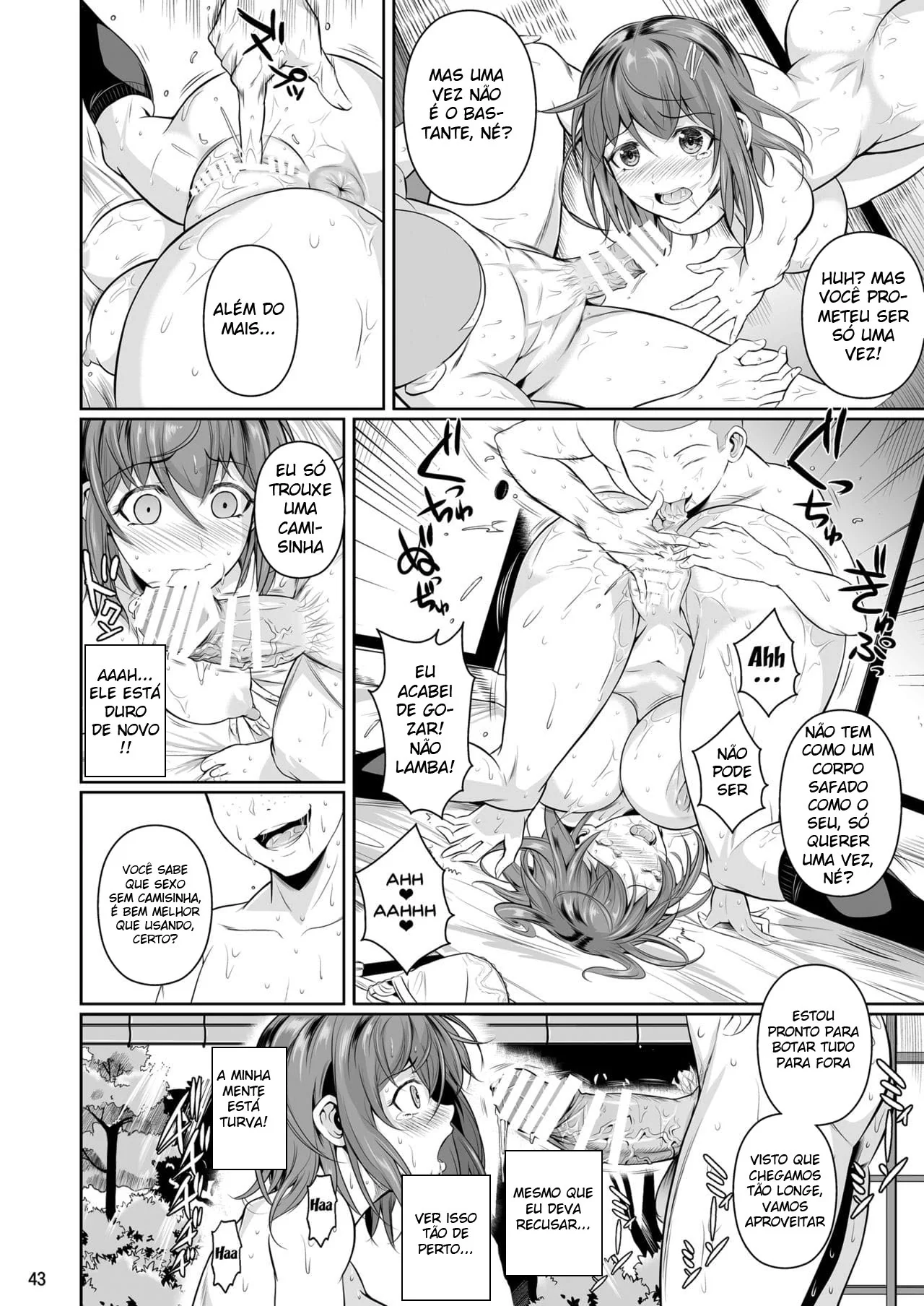 Piranha da Buceta Quente Seduz o Amigo do Irmão em HQ Brasileiro