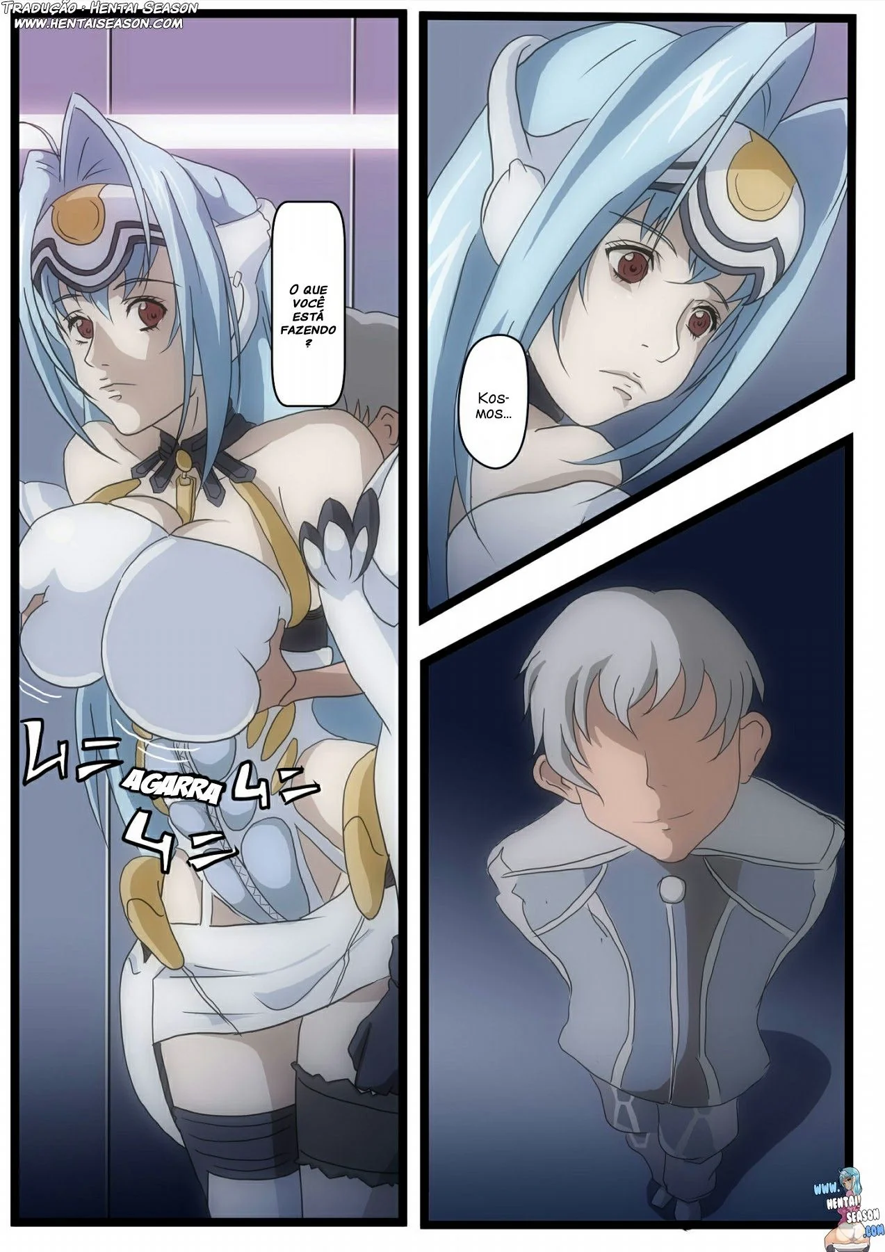 Kos-mos: A Piranha do Espaço em Hentai HQ Brasileiro