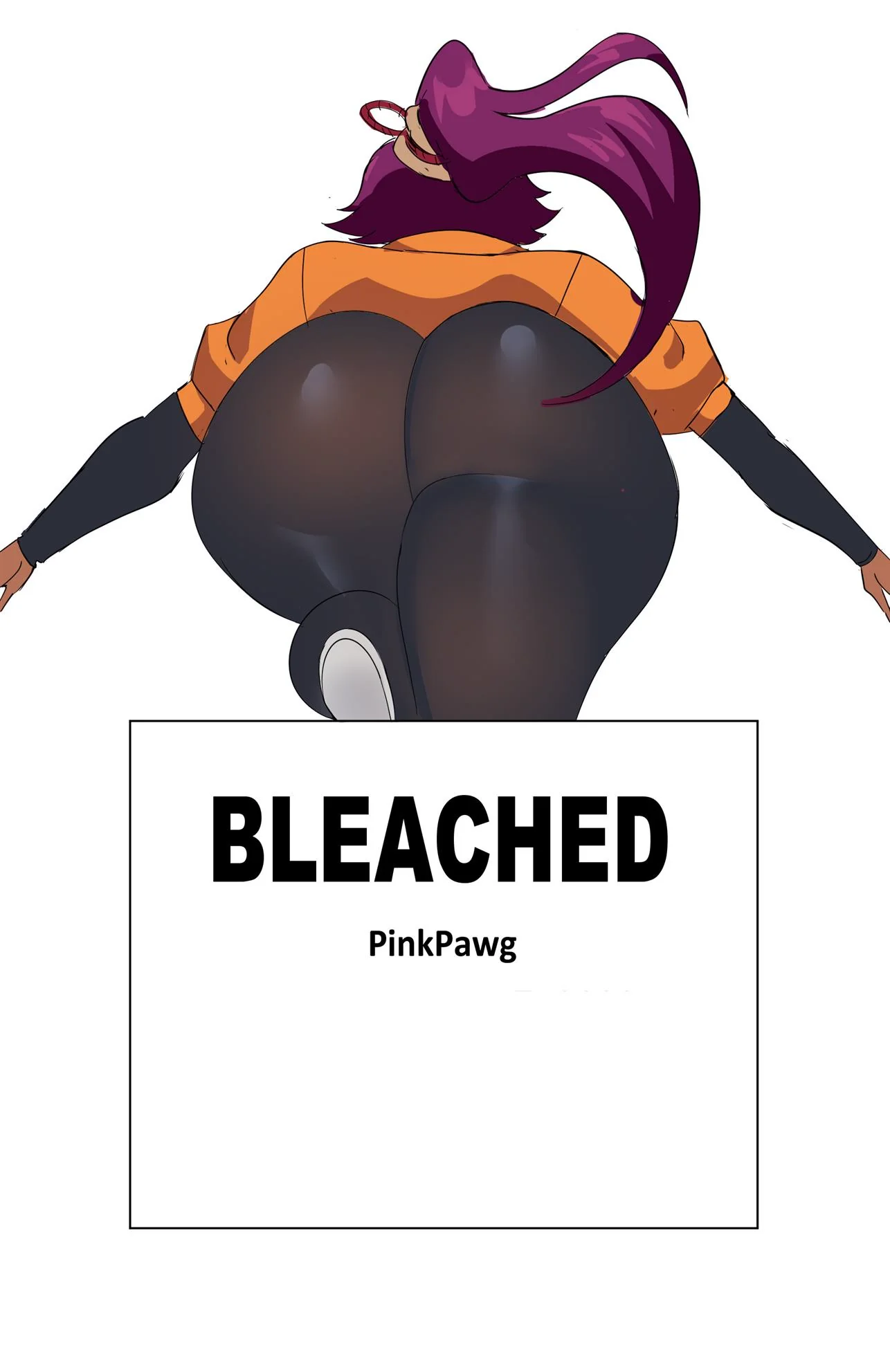 Ichigo tocando nos peitões da piranha Yoruichi em HQ Brasileiro